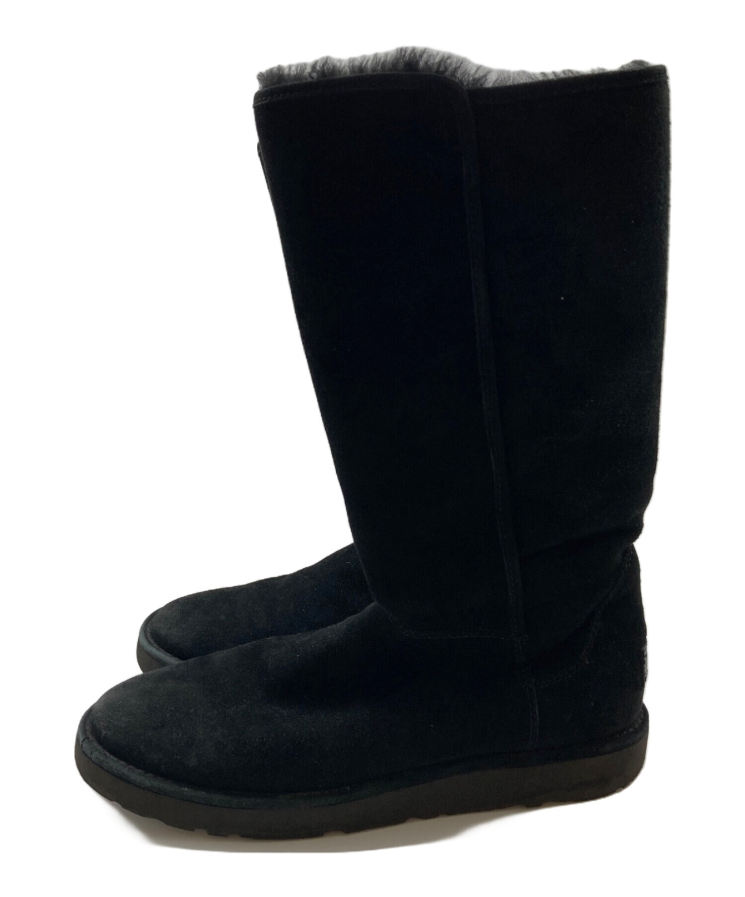 中古・古着通販】UGG (アグ) ムートンブーツ ブラック サイズ:SIZE