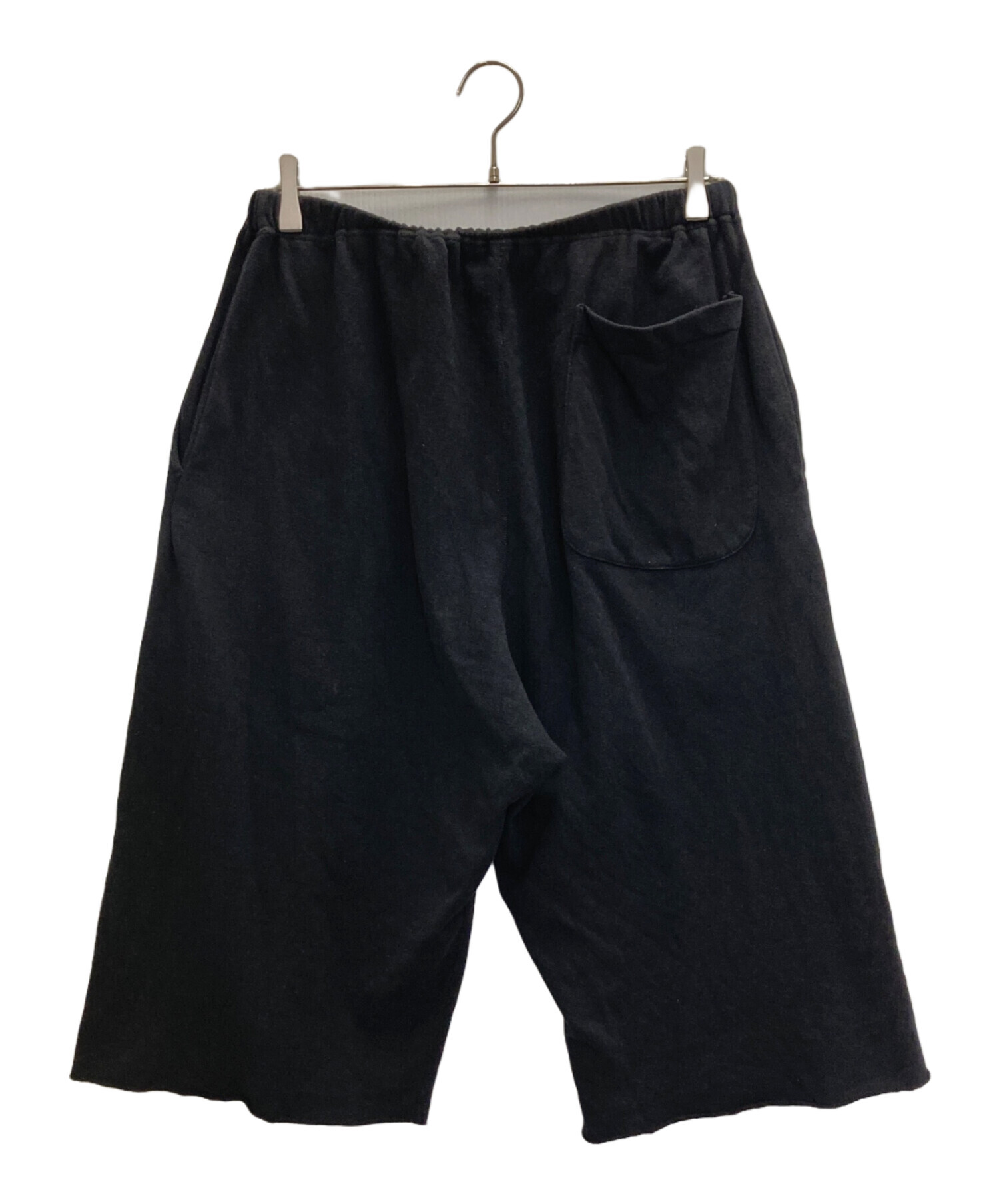中古・古着通販】COMOLI (コモリ) LWコットン裏毛 ショーツ ブラック