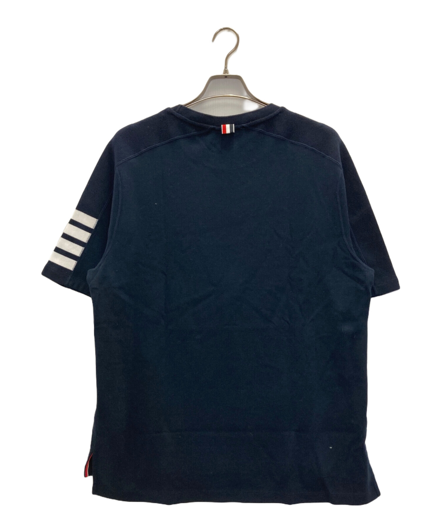 中古・古着通販】Thom Browne (トムブラウン) 4-BAR Tシャツ ネイビー