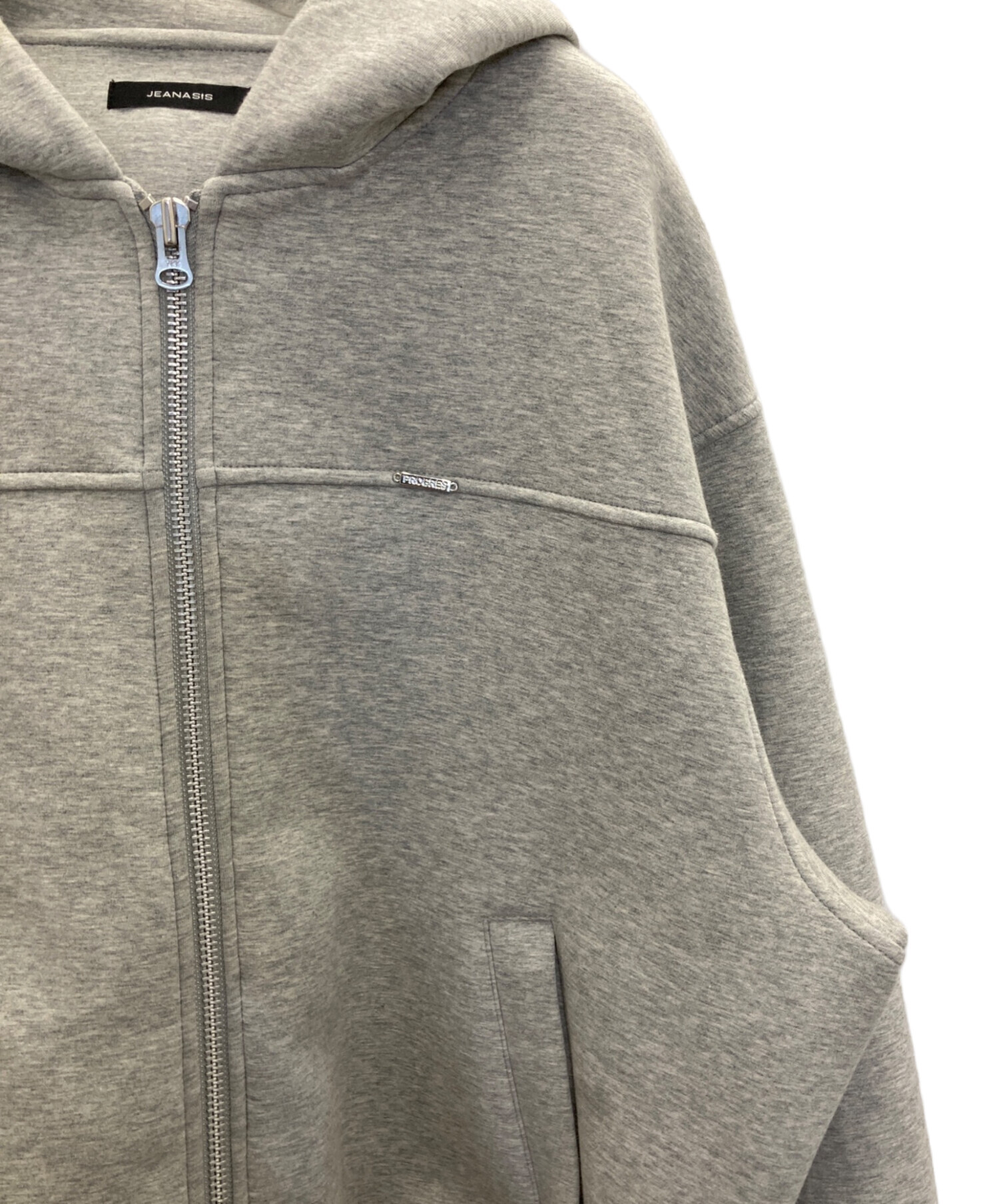 中古・古着通販】JEANASIS (ジーナシス) ダンボールBIGフードブルゾン 