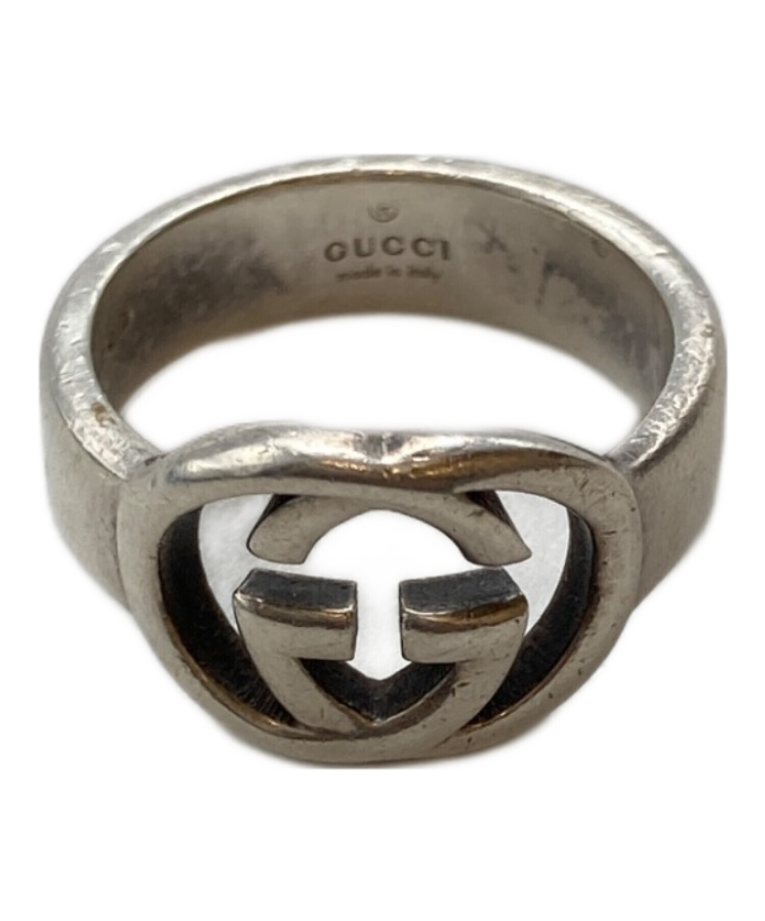 中古・古着通販】GUCCI (グッチ) インターロッキングGリング シルバー