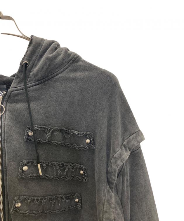 中古・古着通販】GAMCHU (ガムチュ) 我儘に分解分離パッチフーディー