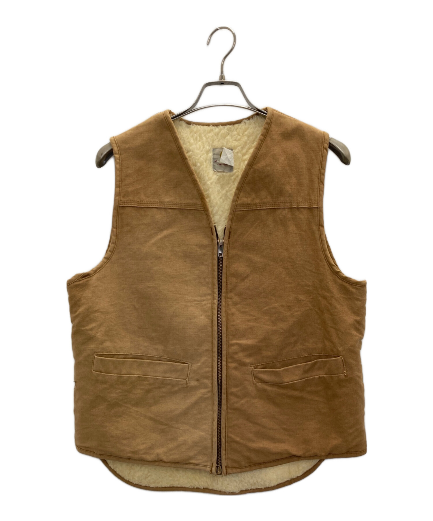 中古・古着通販】CarHartt (カーハート) ダックべスト ブラウン サイズ