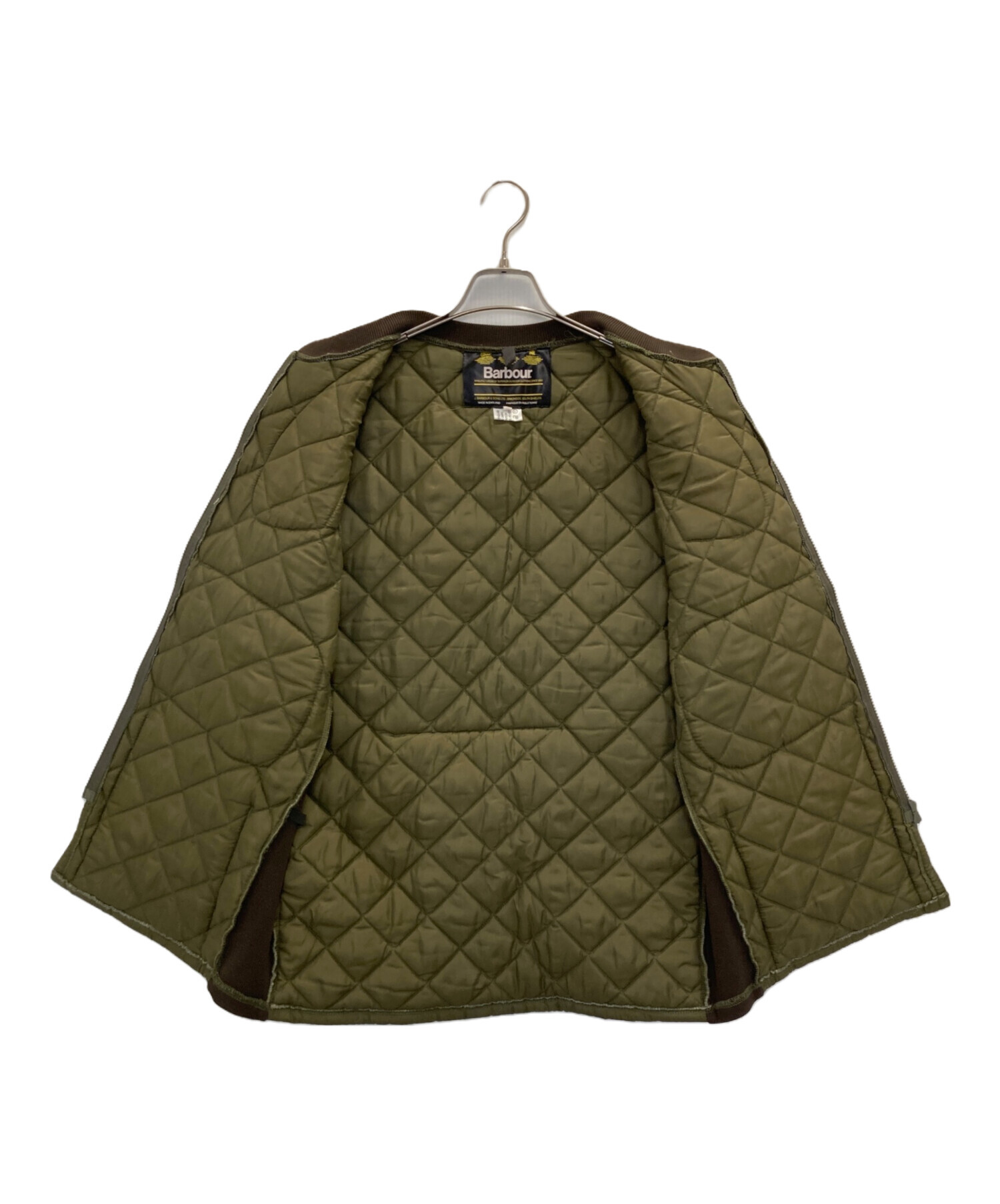 中古・古着通販】Barbour (バブアー) キルティングベスト オリーブ