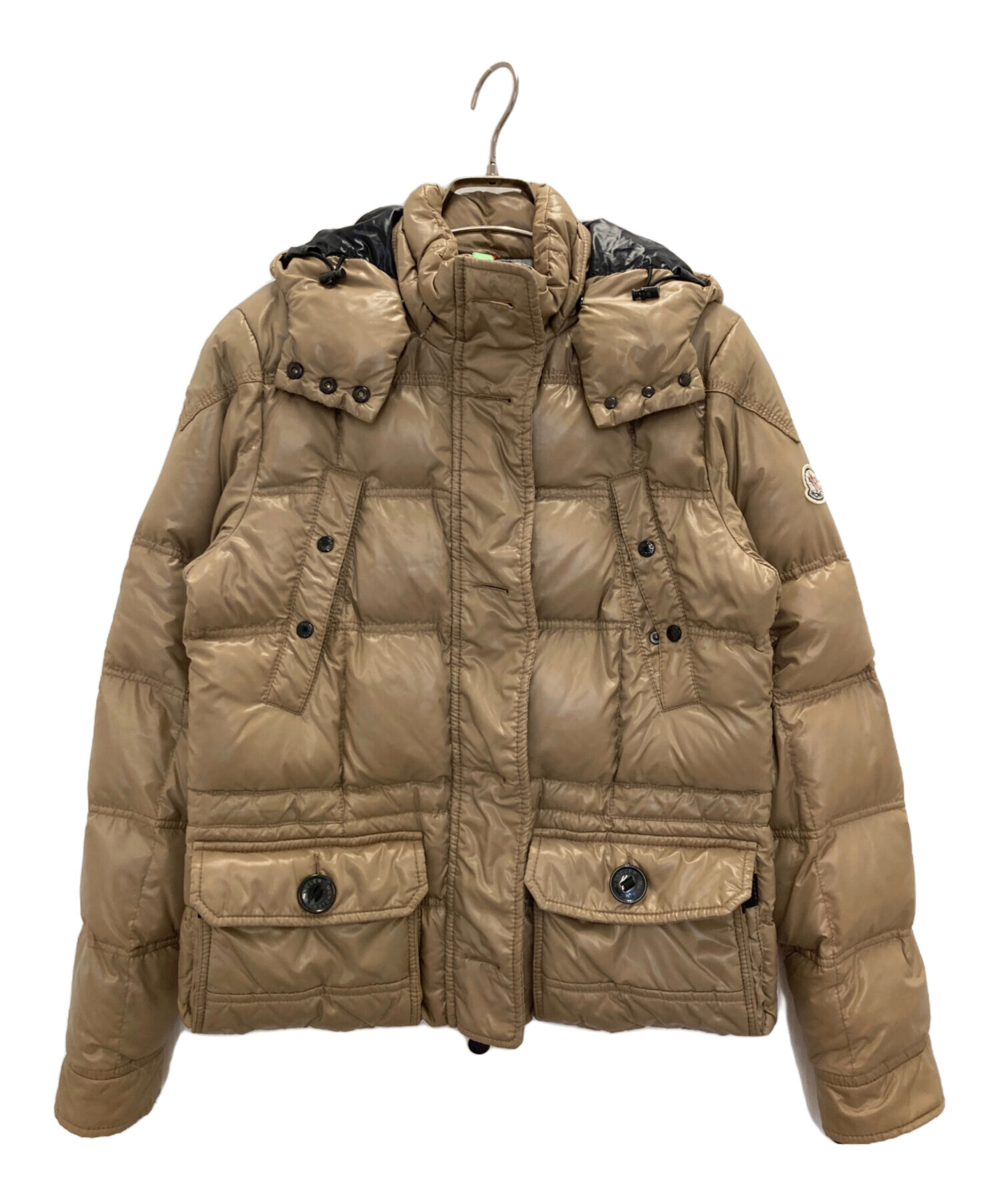 MONCLER コーデュロイ ダウンジャケット ベージュ 中古・古着通販】MONCLER (モンクレール) ダウンジャケット ベージュ