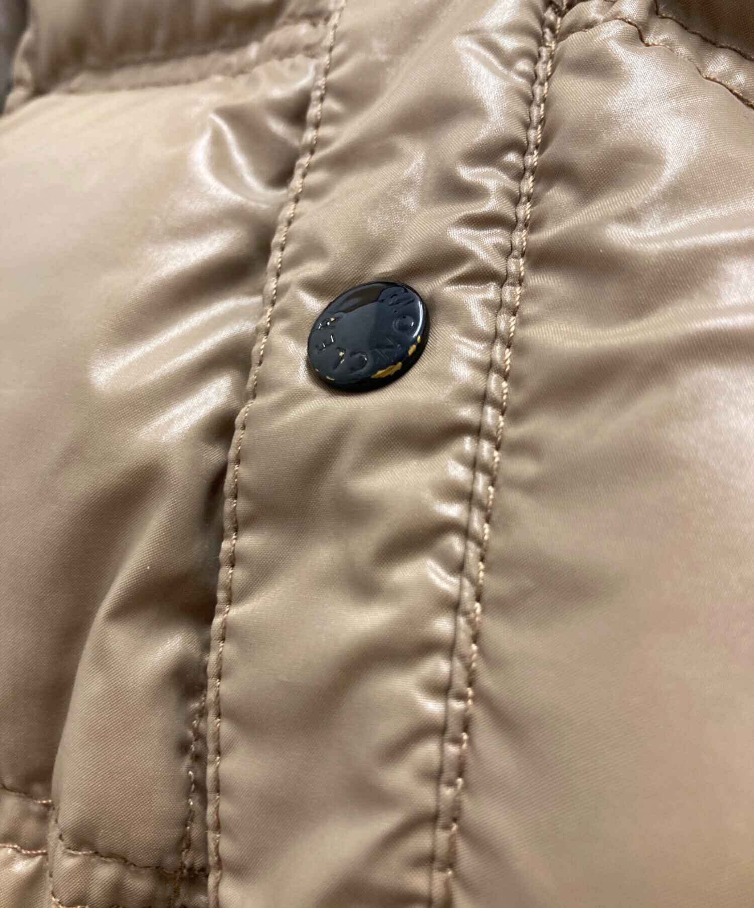 中古・古着通販】MONCLER (モンクレール) ダウンジャケット ベージュ