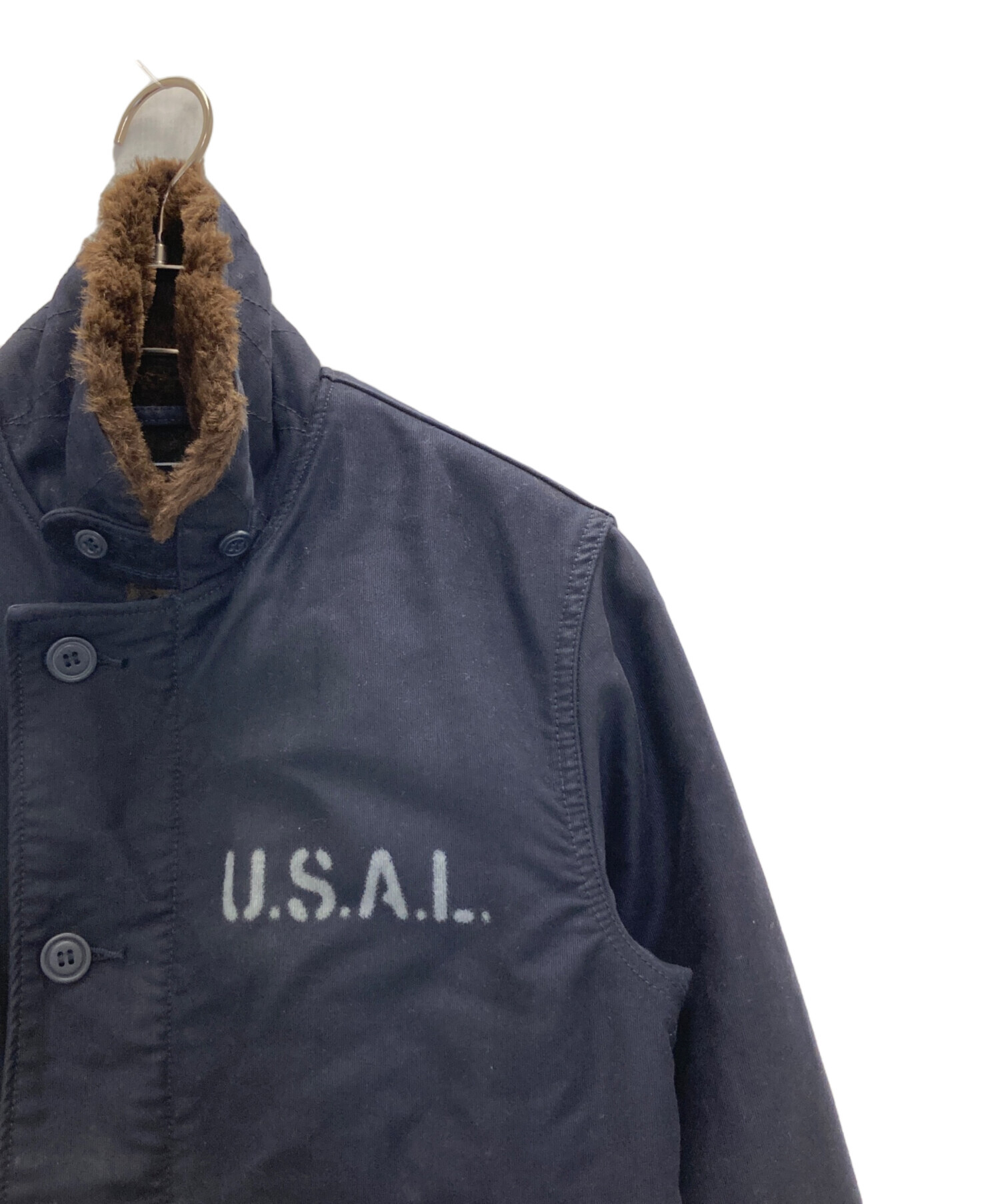 ALPHA INDUSTRIES Mサイズ　デッキジャケット 中古・古着通販】ALPHA (アルファ) N-1デッキジャケット ネイビー