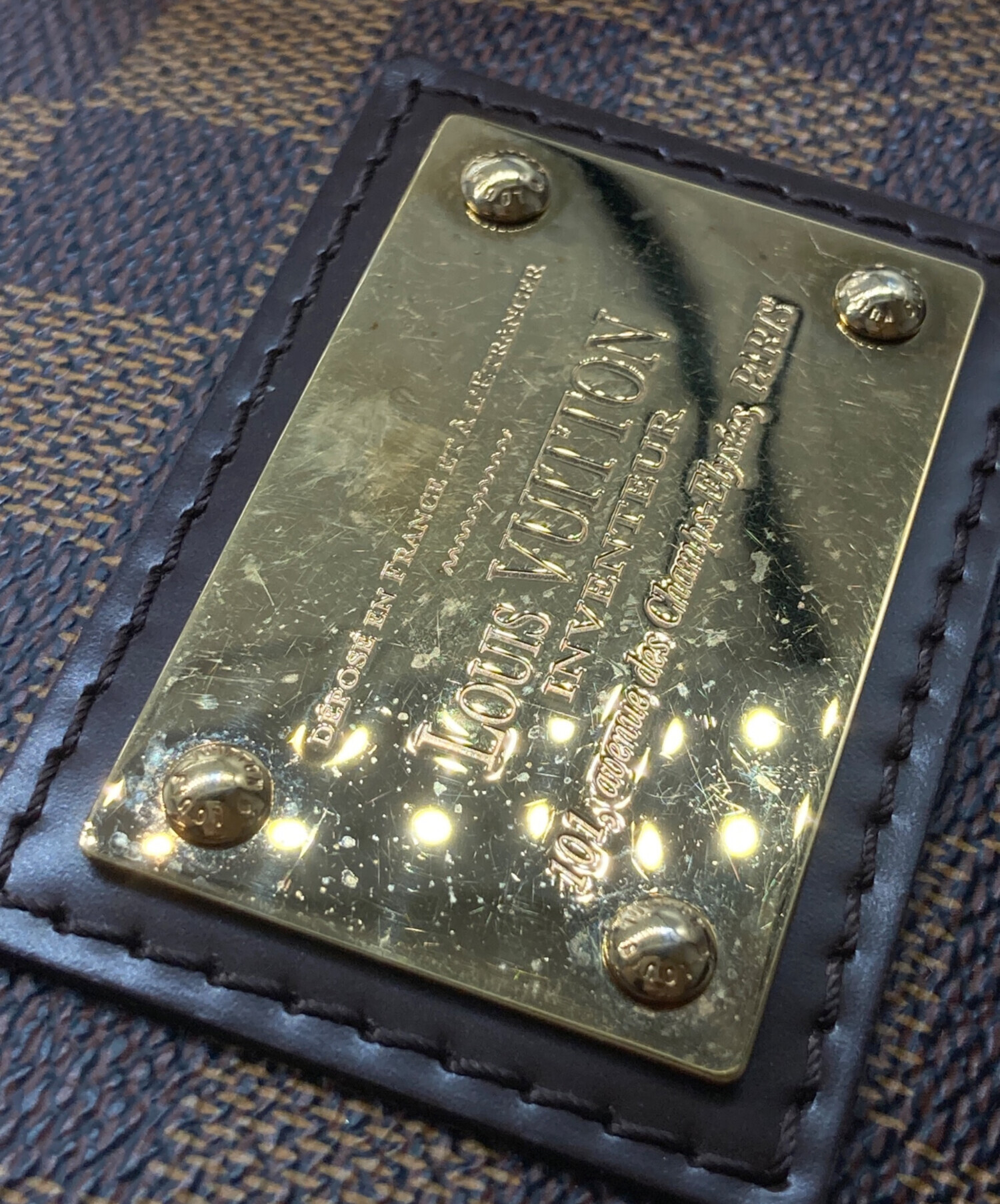 中古・古着通販】LOUIS VUITTON (ルイ ヴィトン) ダミエ ハムステッド
