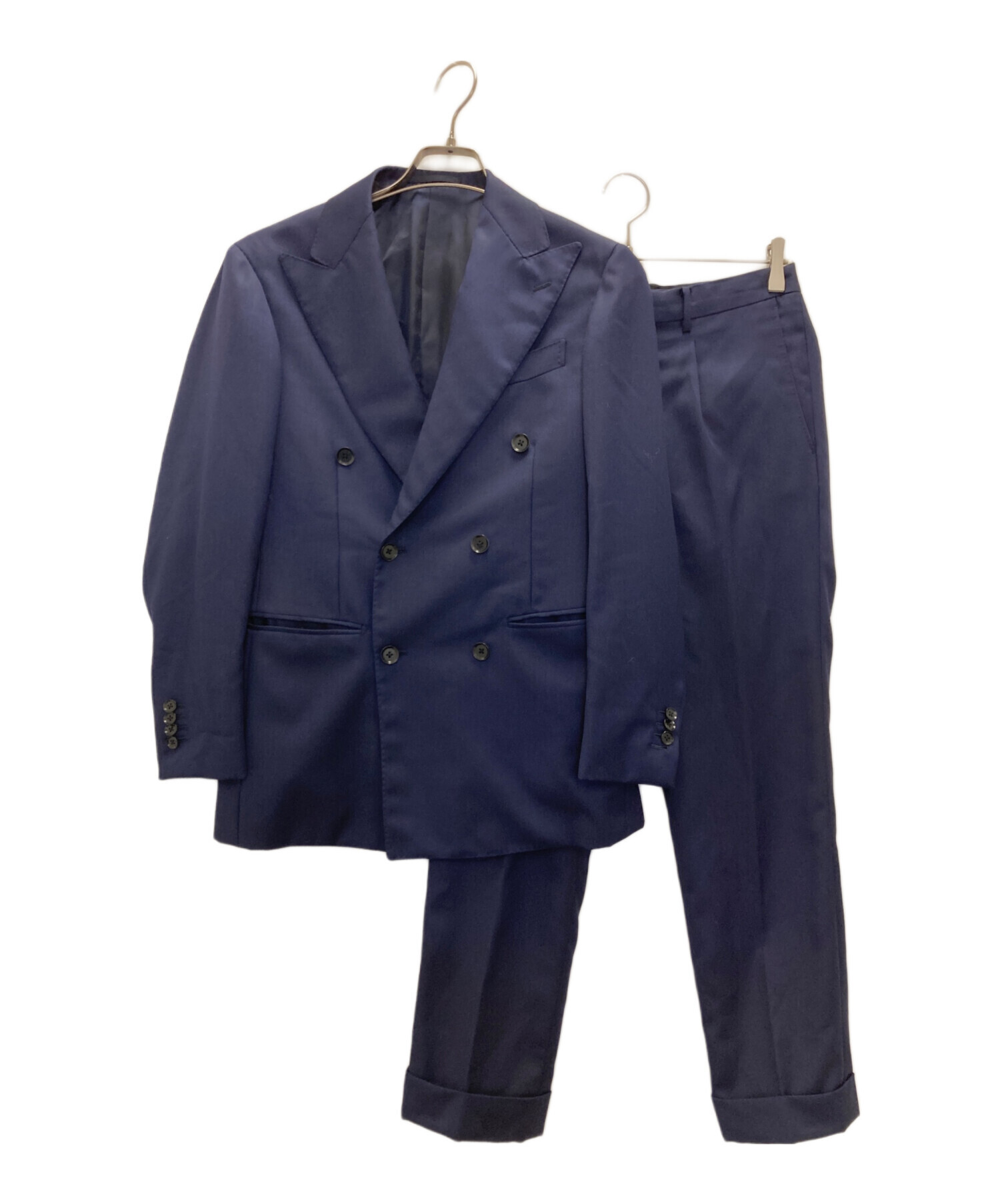 【yumekaikisen】RING JACKET セットアップ　ネイビー 中古・古着通販】RING JACKET (リングジャケット) セットアップスーツ