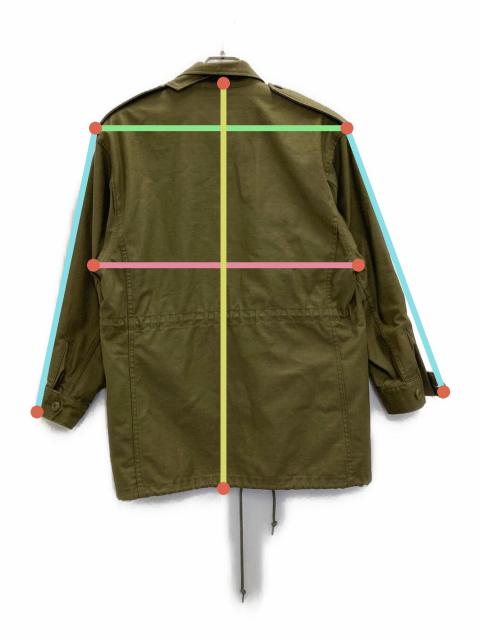 中古・古着通販】HYKE (ハイク) M-51 フィールドジャケット オリーブ