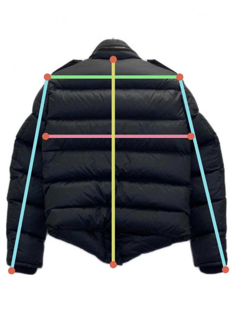 ダウンジャケット/バルマン/値下げしました 中古・古着通販】BALMAIN (バルマン) ダウンジャケット ブラック