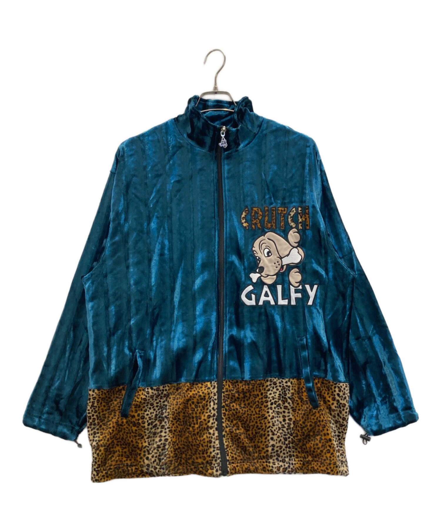 【GIBOUS×GALFY】 ガルフィーベロアトラックジャケットセットアップ 中古・古着通販】GALFY (ガルフィー) ベロアトラックセットアップ