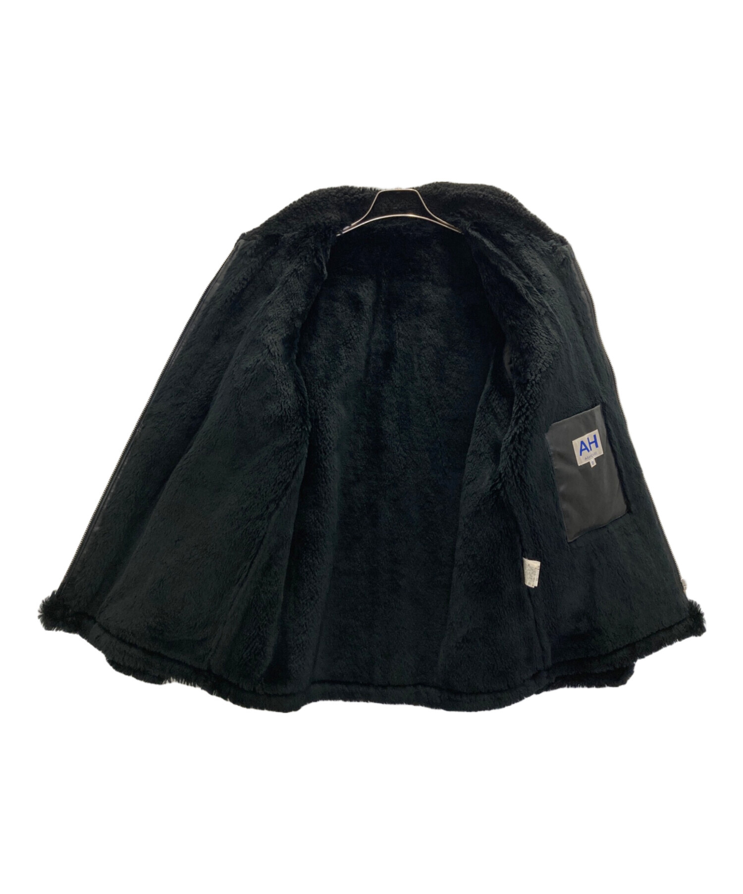中古・古着通販】ABAHOUSE (アバハウス) レザージャケット ブラック