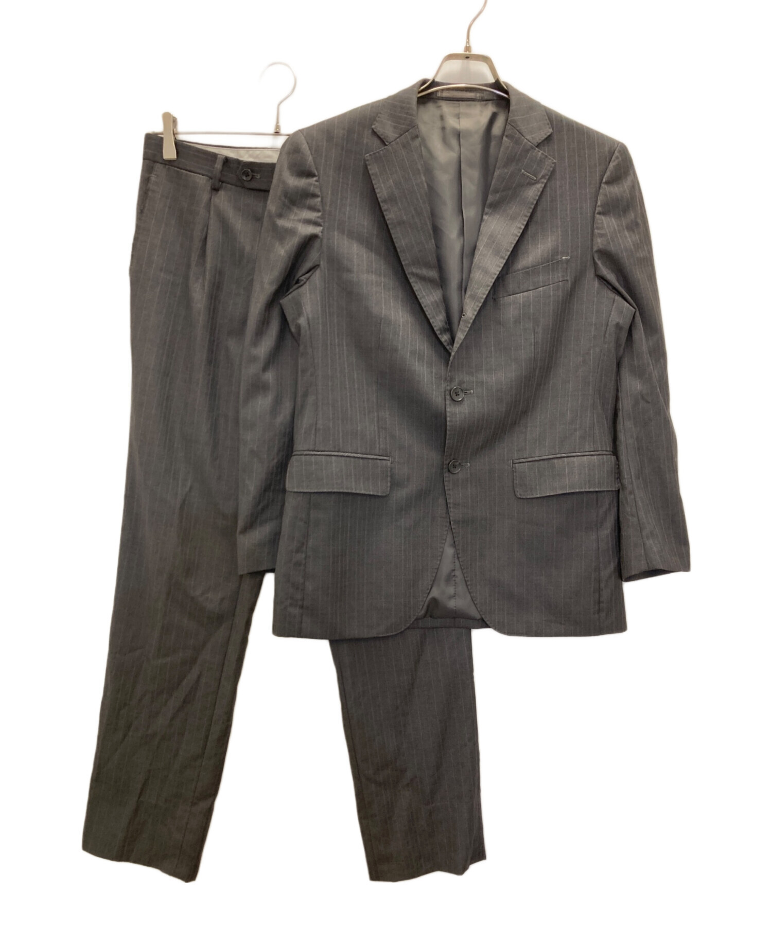 TEIJIN テイジン× Loro Piana スーツ セットアップ 中古・古着通販】TEIJIN (テイジン) セットアップスーツ グレー サイズ