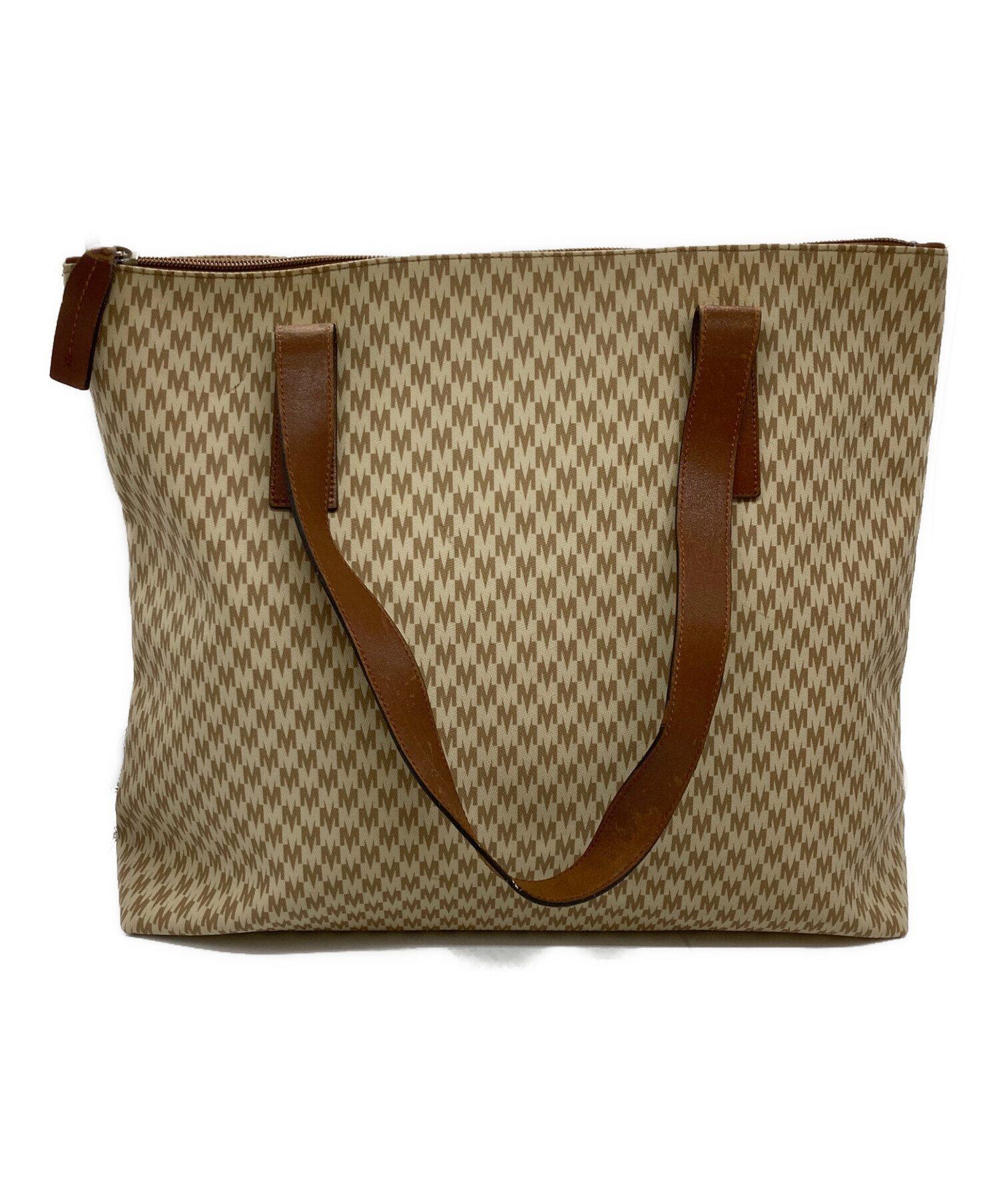 Y2K 新品未使用 マックスマーラ バッグ タグ・専用袋付 ヴィンテージレトロ 中古・古着通販】MaxMara (マックスマーラ) トートバッグ ブラウン