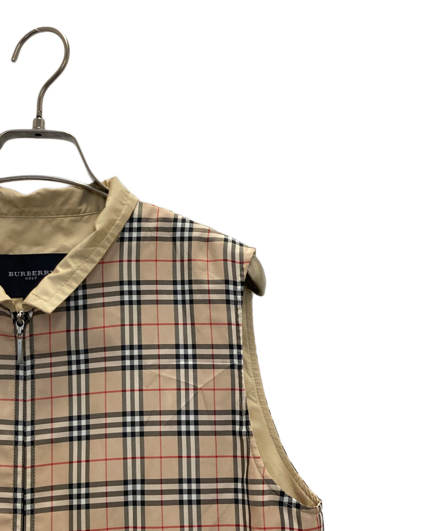 中古・古着通販】BURBERRY GOLF (バーバリーゴルフ) ジップベスト