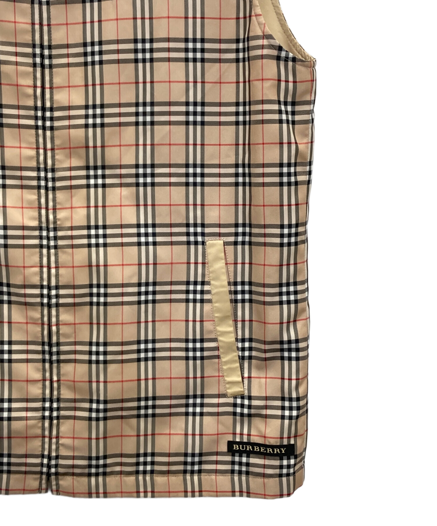 美品 BURBERRY GOLF ノバチェック ベスト ジップアップ M 中古・古着通販】BURBERRY GOLF (バーバリーゴルフ) ジップベスト