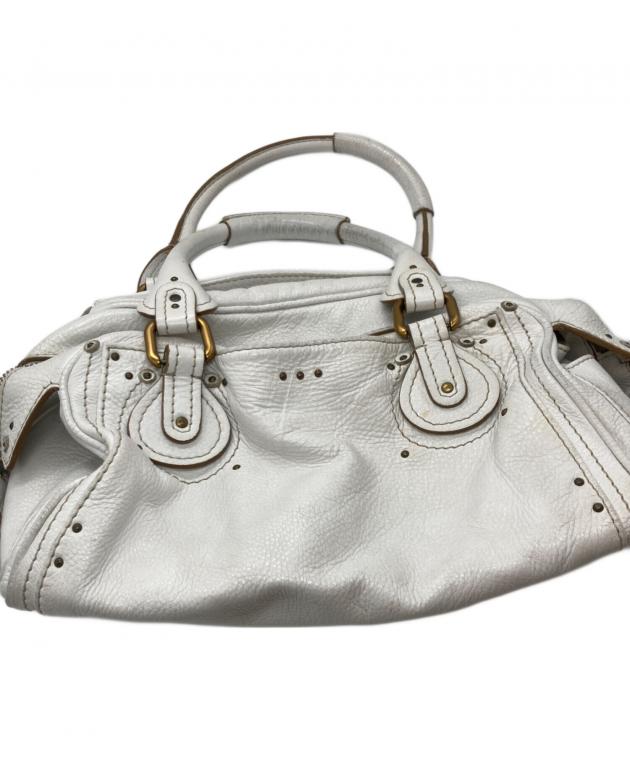 中古・古着通販】Chloe (クロエ) パディントンハンドバッグ ホワイト