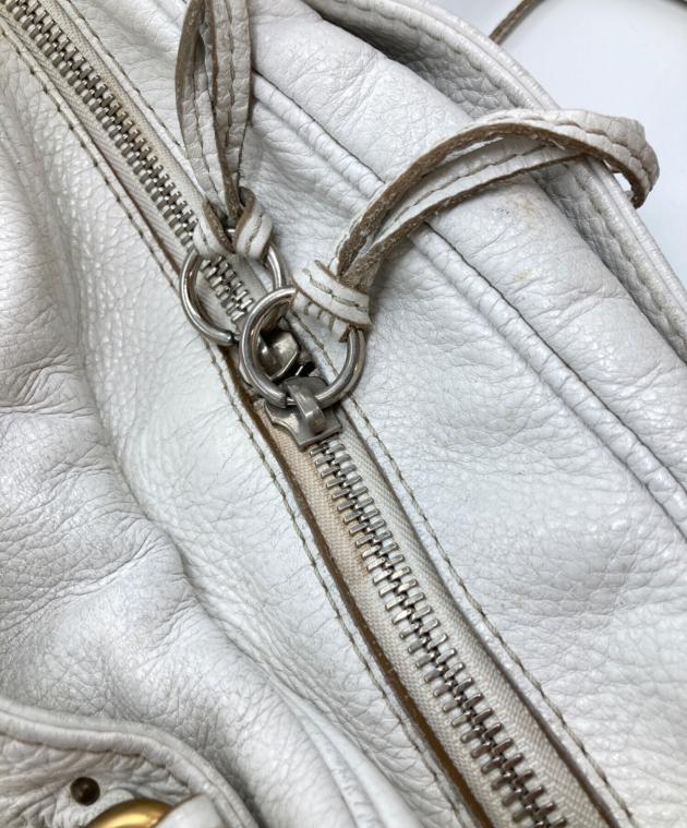 中古・古着通販】Chloe (クロエ) パディントンハンドバッグ ホワイト