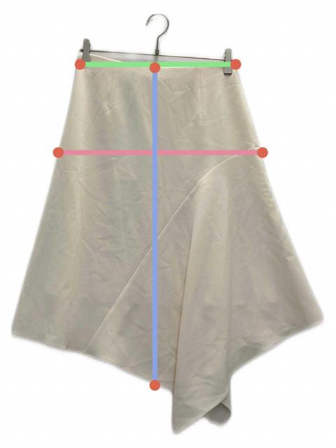 中古・古着通販】theory (セオリー) Admiral Crepe Panel Drape Skirt