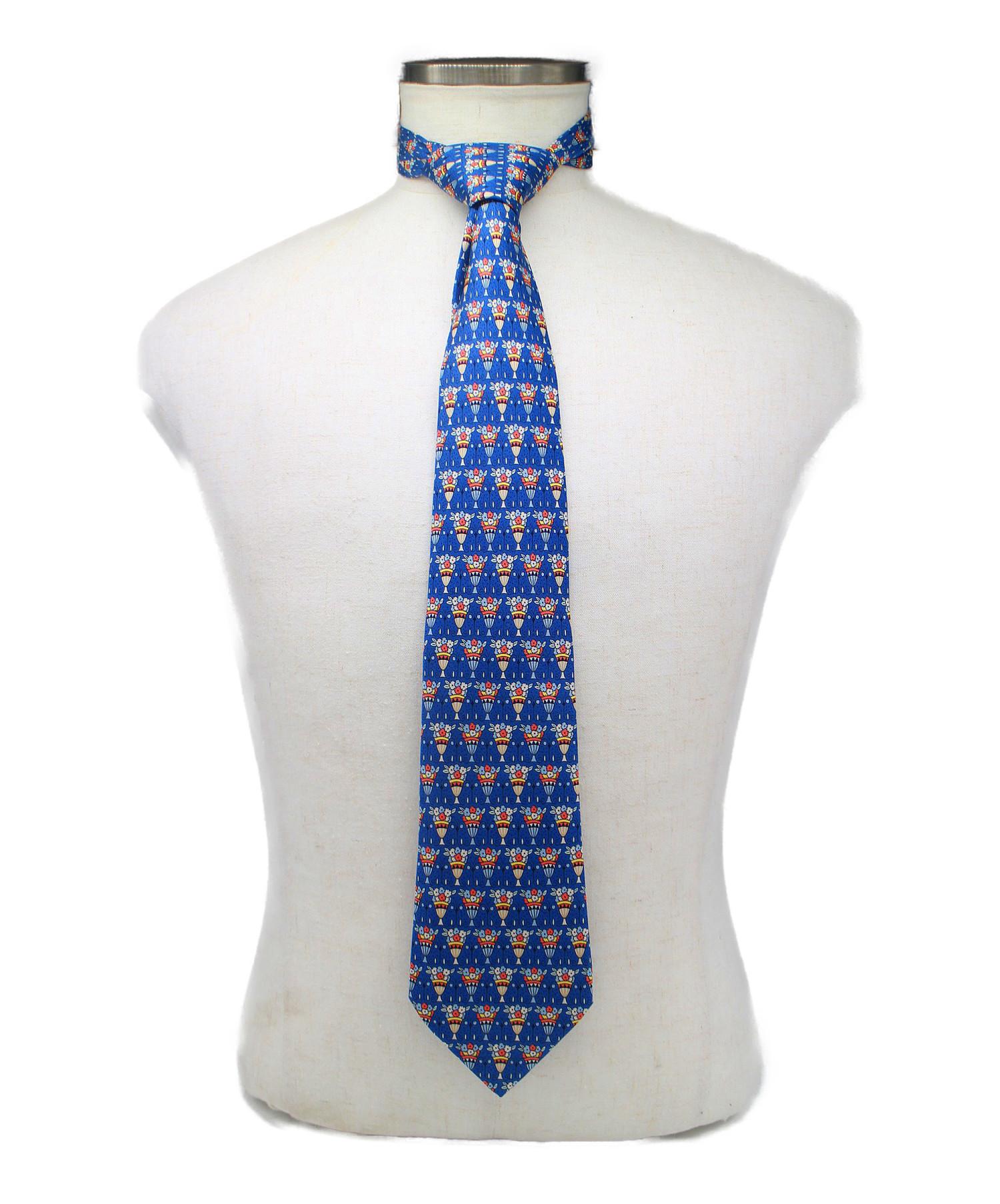 中古・古着通販】HERMES (エルメス) ネクタイ ネイビー サイズ:上記