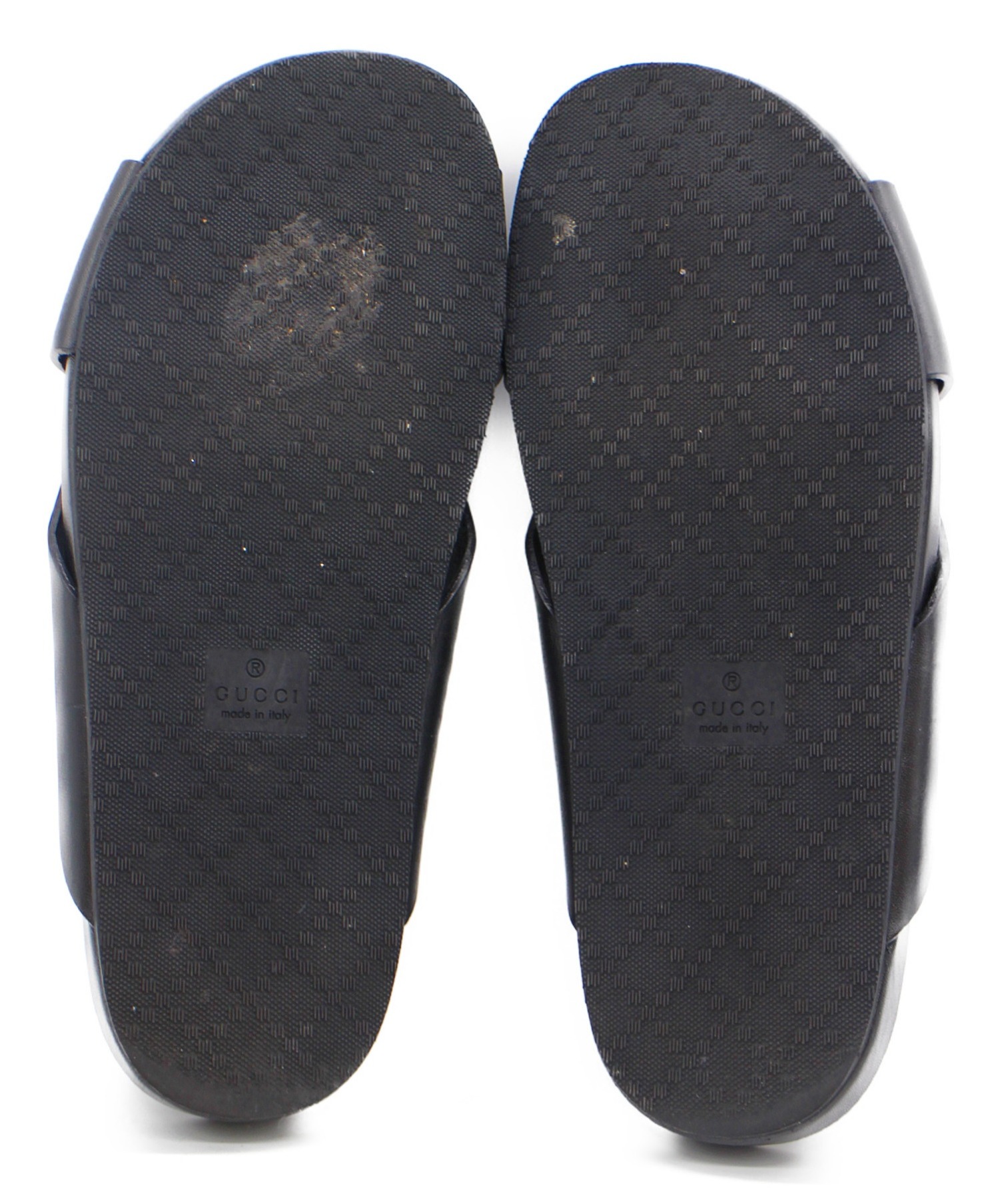 中古・古着通販】GUCCI (グッチ) サンダル ブラック サイズ:5 368502