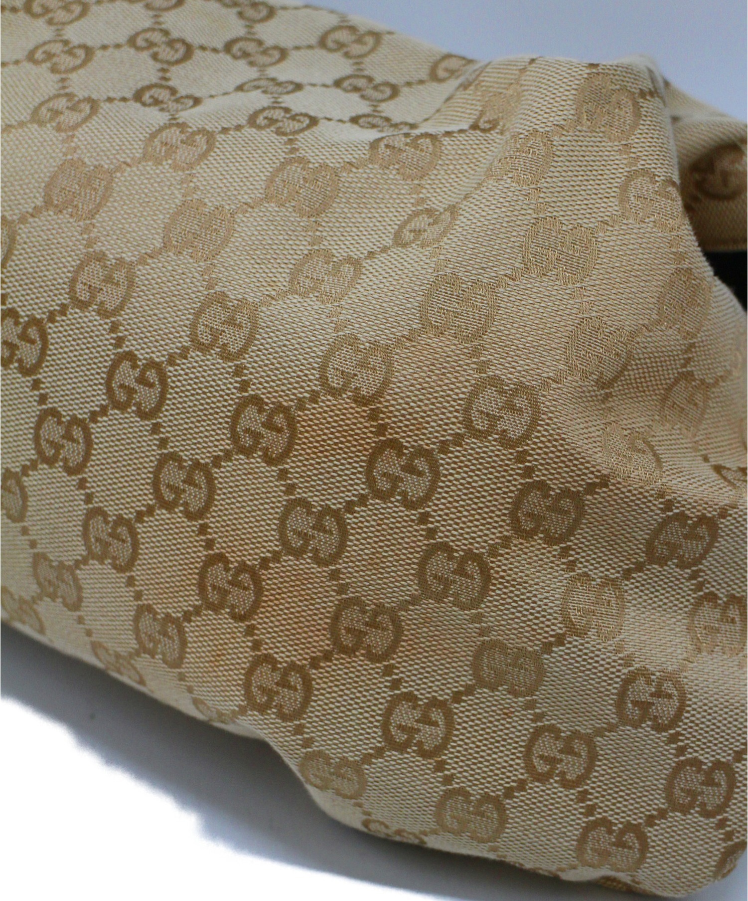 中古・古着通販】GUCCI (グッチ) GGキャンバスバンブーワンショルダー 