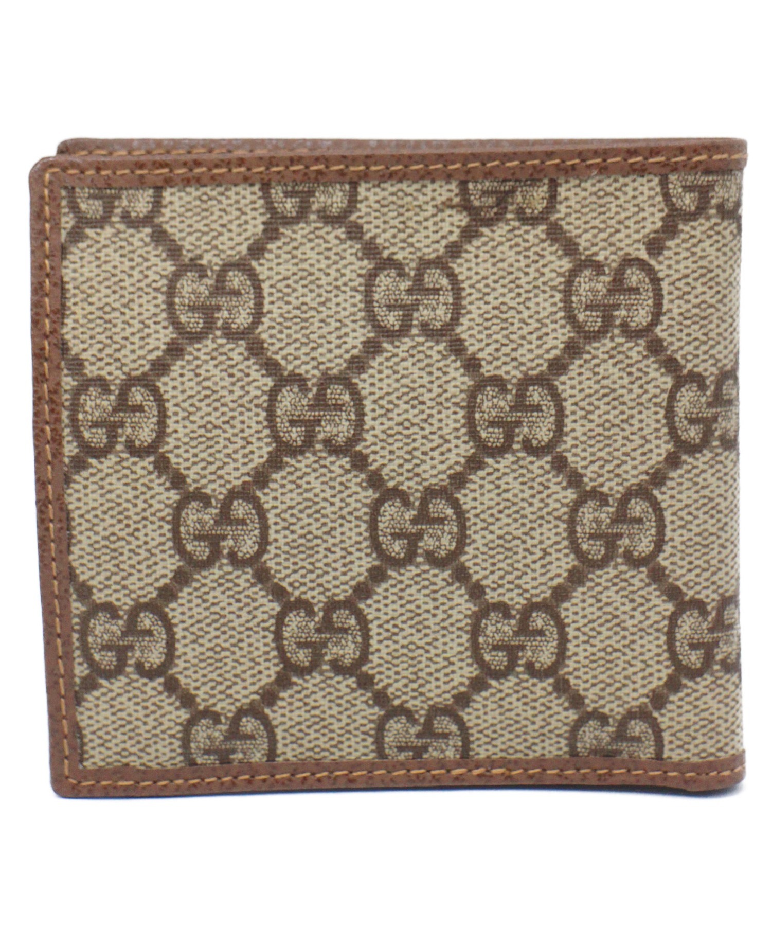 中古・古着通販】GUCCI (グッチ) ヴィンテージ2つ折り財布 GG 034・662