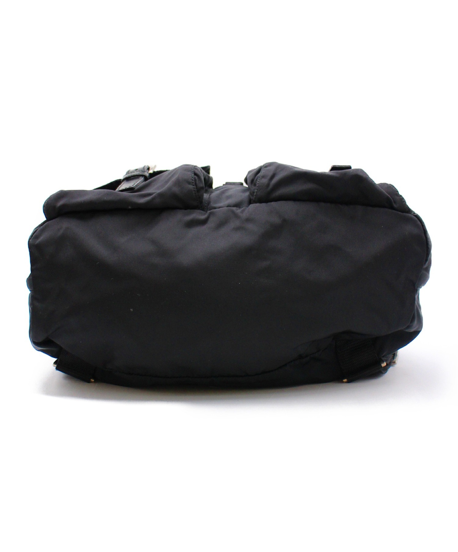 中古・古着通販】PRADA (プラダ) ナイロンリュック ブラック サイズ 