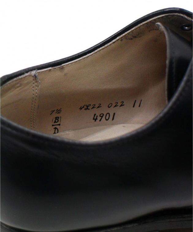 中古・古着通販】ALDEN (オールデン) プレーントゥシューズ ブラック