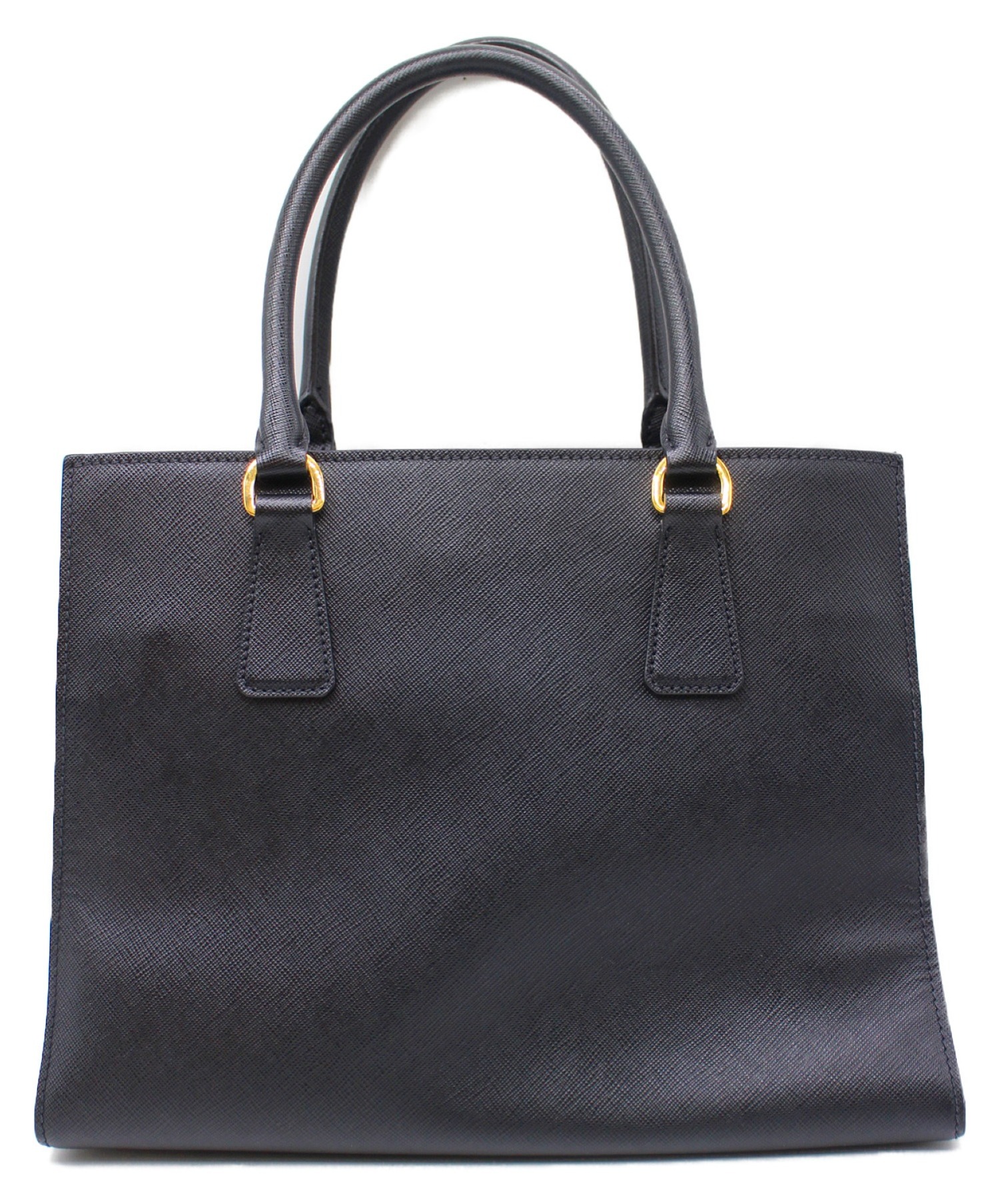 中古・古着通販】PRADA (プラダ) 2WAYレザーショルダーバッグ ブラック  