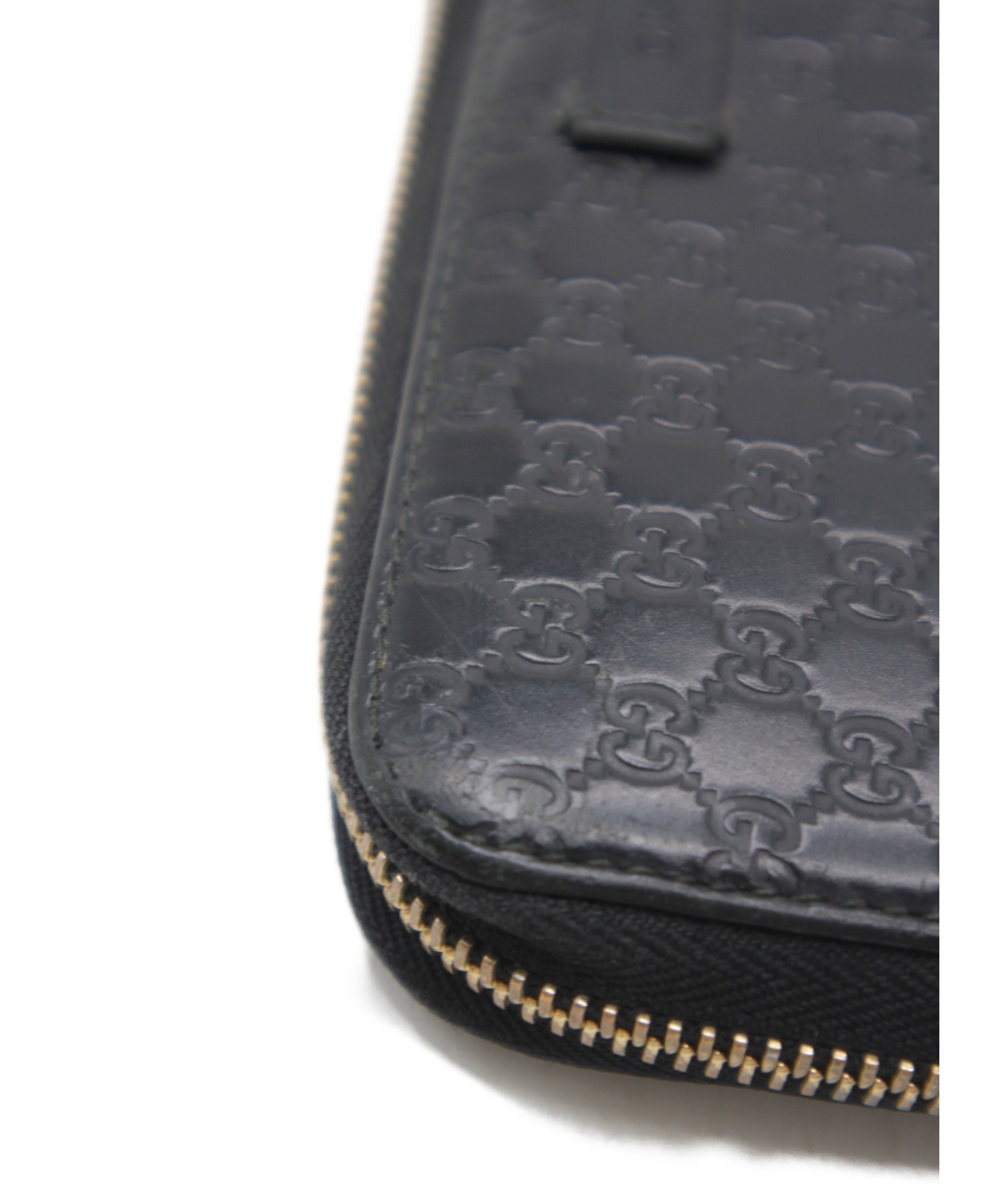 中古・古着通販】GUCCI (グッチ) マイクロGGラウンドファスナー長財布 