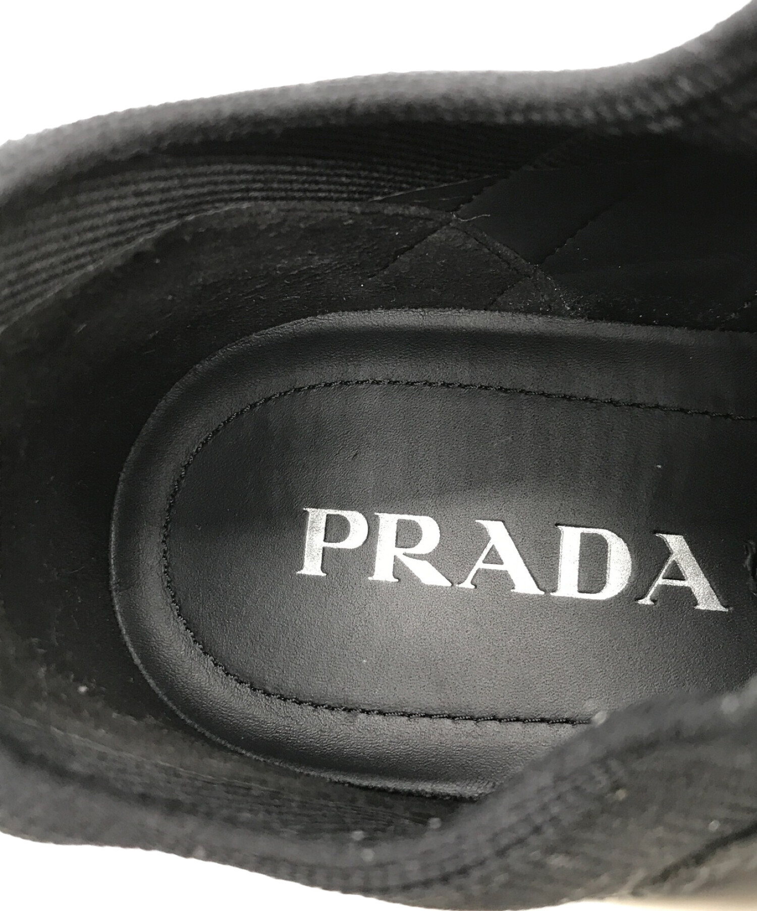 中古・古着通販】PRADA (プラダ) フロントロゴソックススニーカー