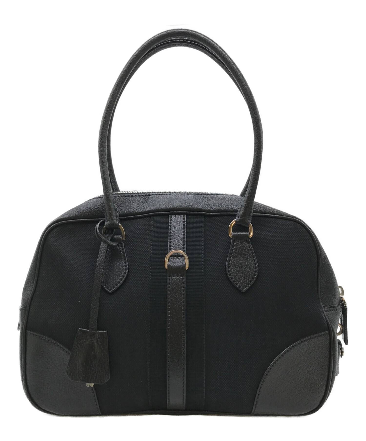 中古・古着通販】PRADA (プラダ) ボーリングバッグ ブラック｜ブランド 