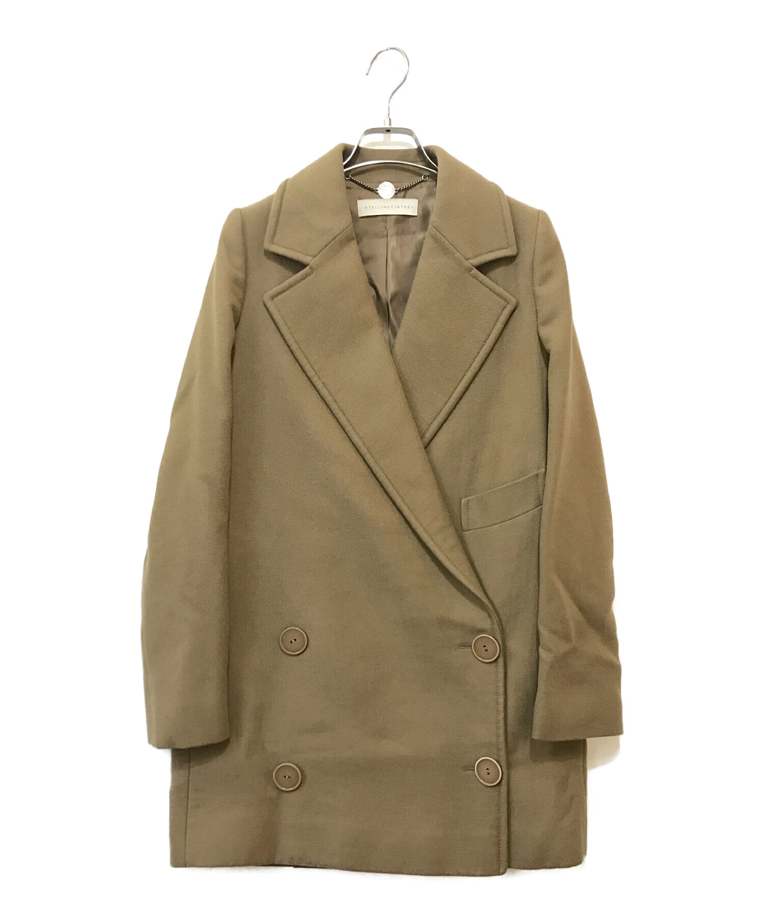 ステラマッカートニーチェスターコート カーキ色 stellamccartney(ステラマッカートニー) コート サイズ34 M レディース