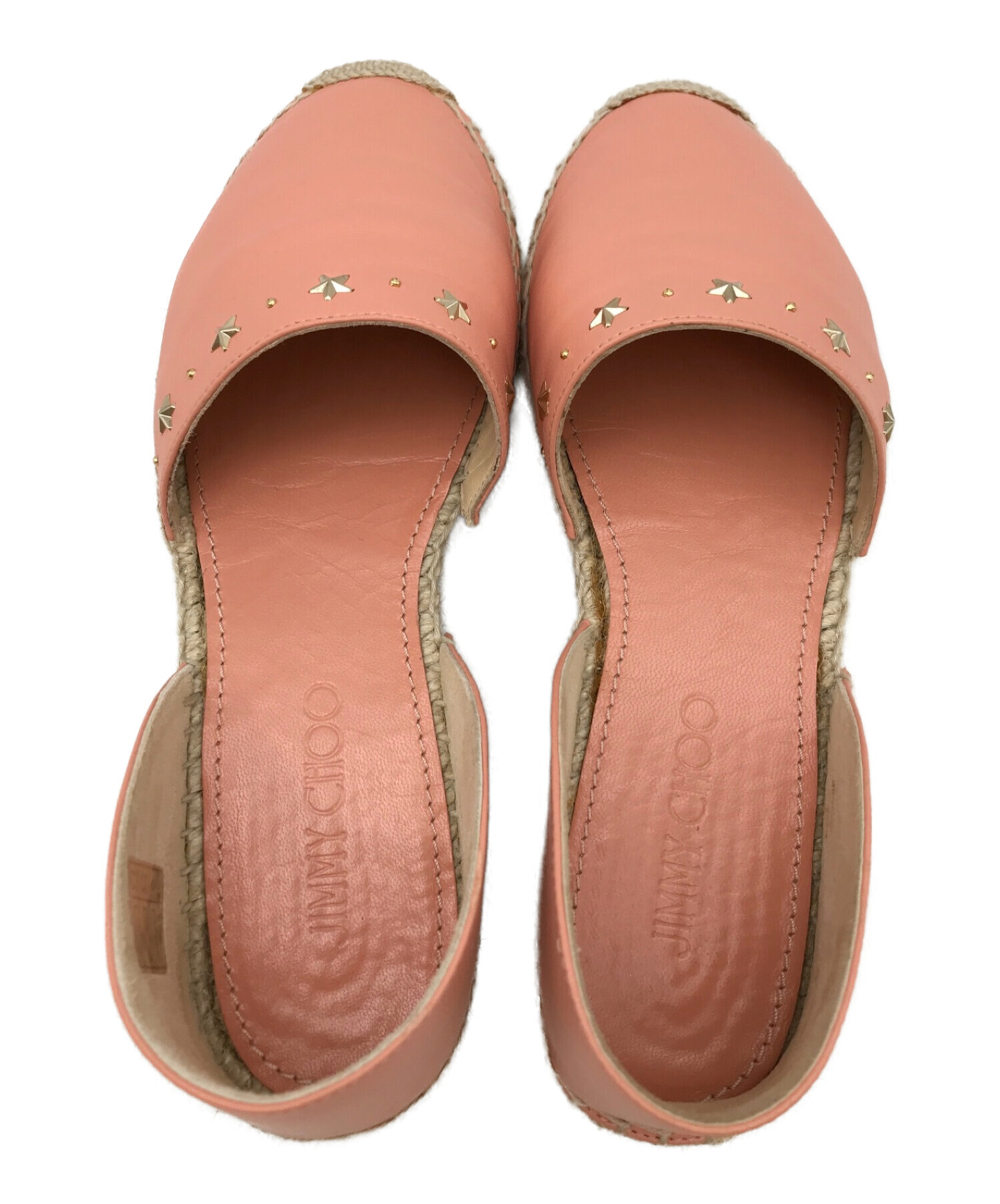 中古・古着通販】JIMMY CHOO (ジミーチュウ) エスパドリーユ ピンク 