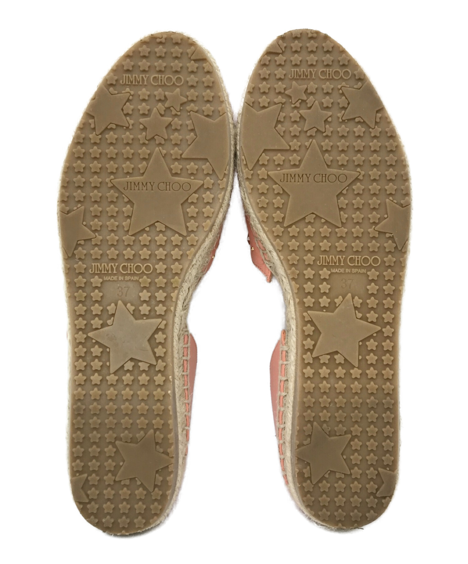 中古・古着通販】JIMMY CHOO (ジミーチュウ) エスパドリーユ ピンク 