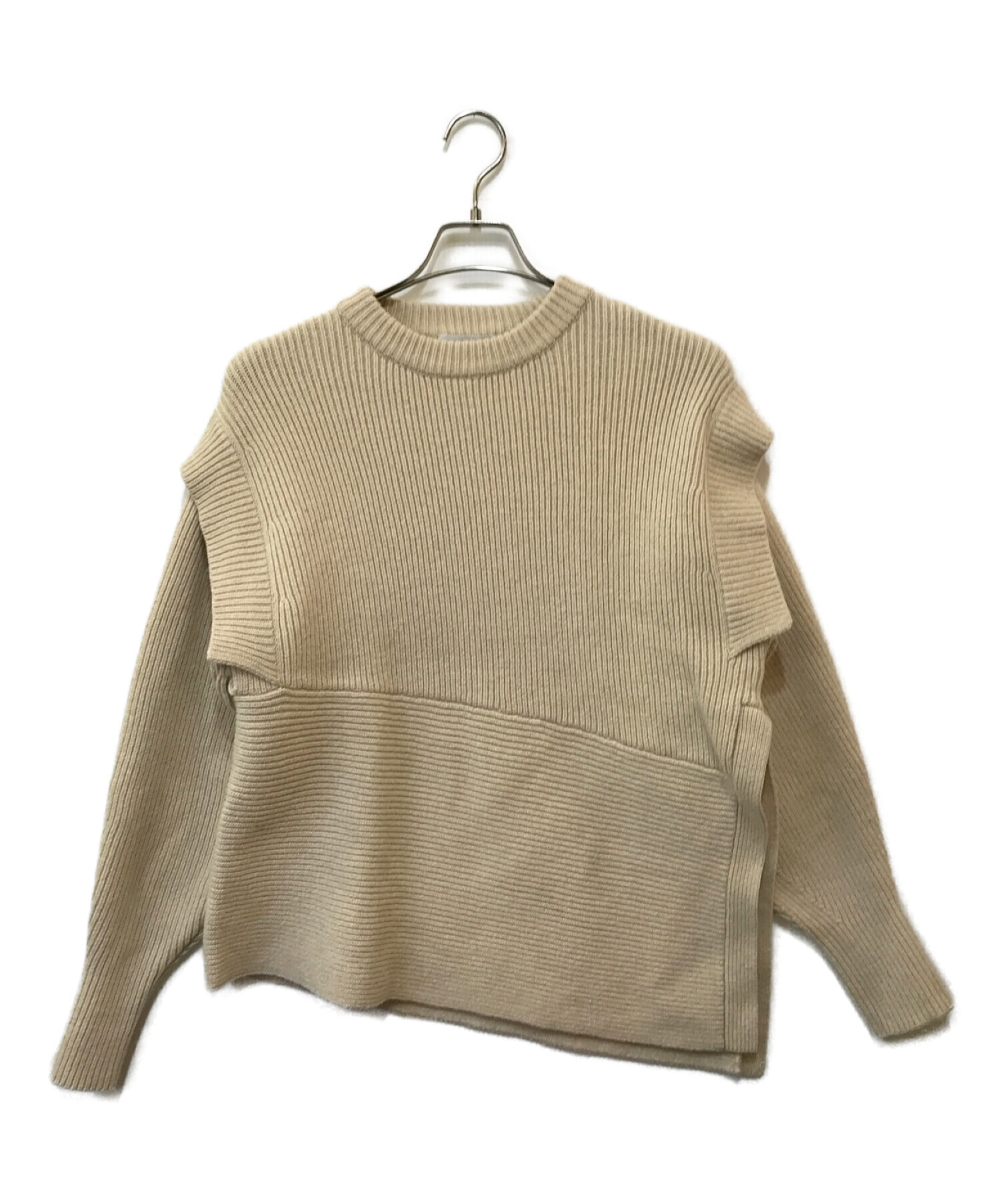 CLANE クラネ 2WAY SLANT KNIT TOPS 【公式通販】