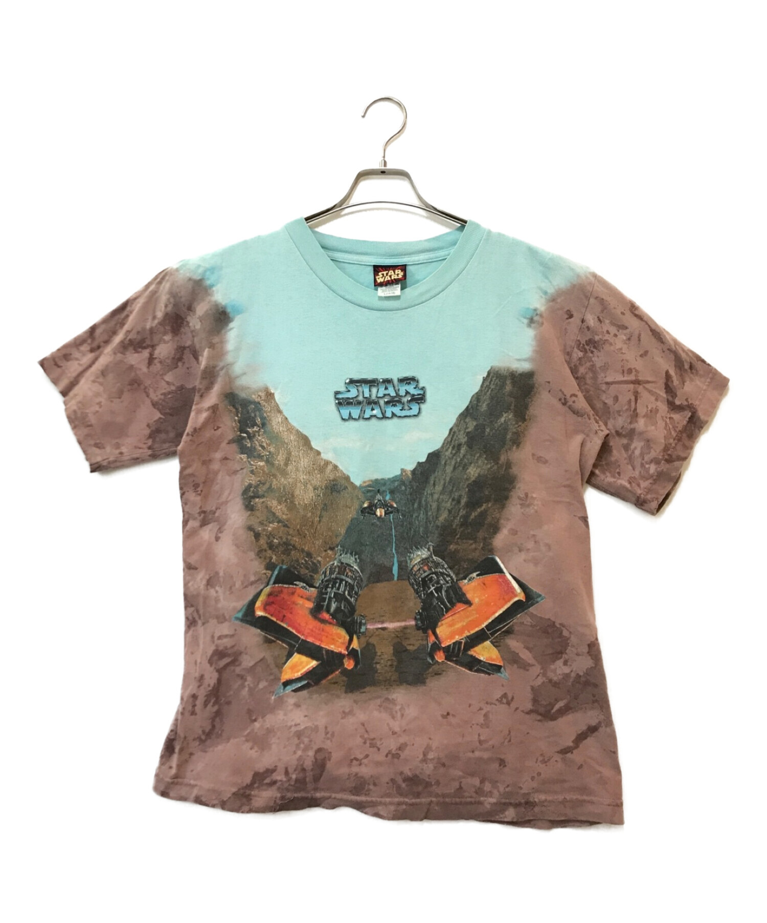 中古・古着通販】STAR WARS (スターウォーズ) プリントTシャツ ブルー 