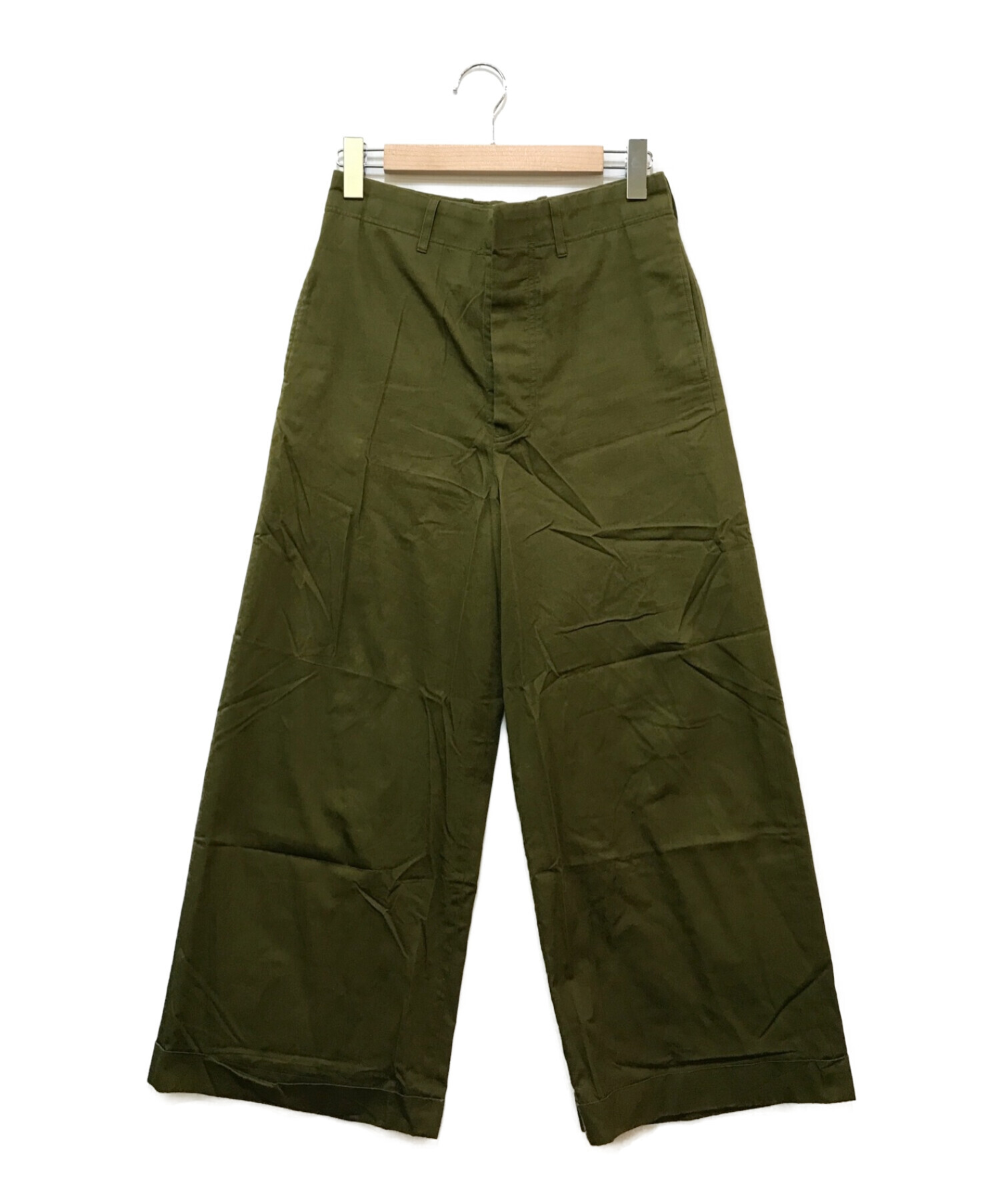 Edwina Hoerl - Edwina Horl WIDE TUCK DENIM PANTS ブラック Sの通販