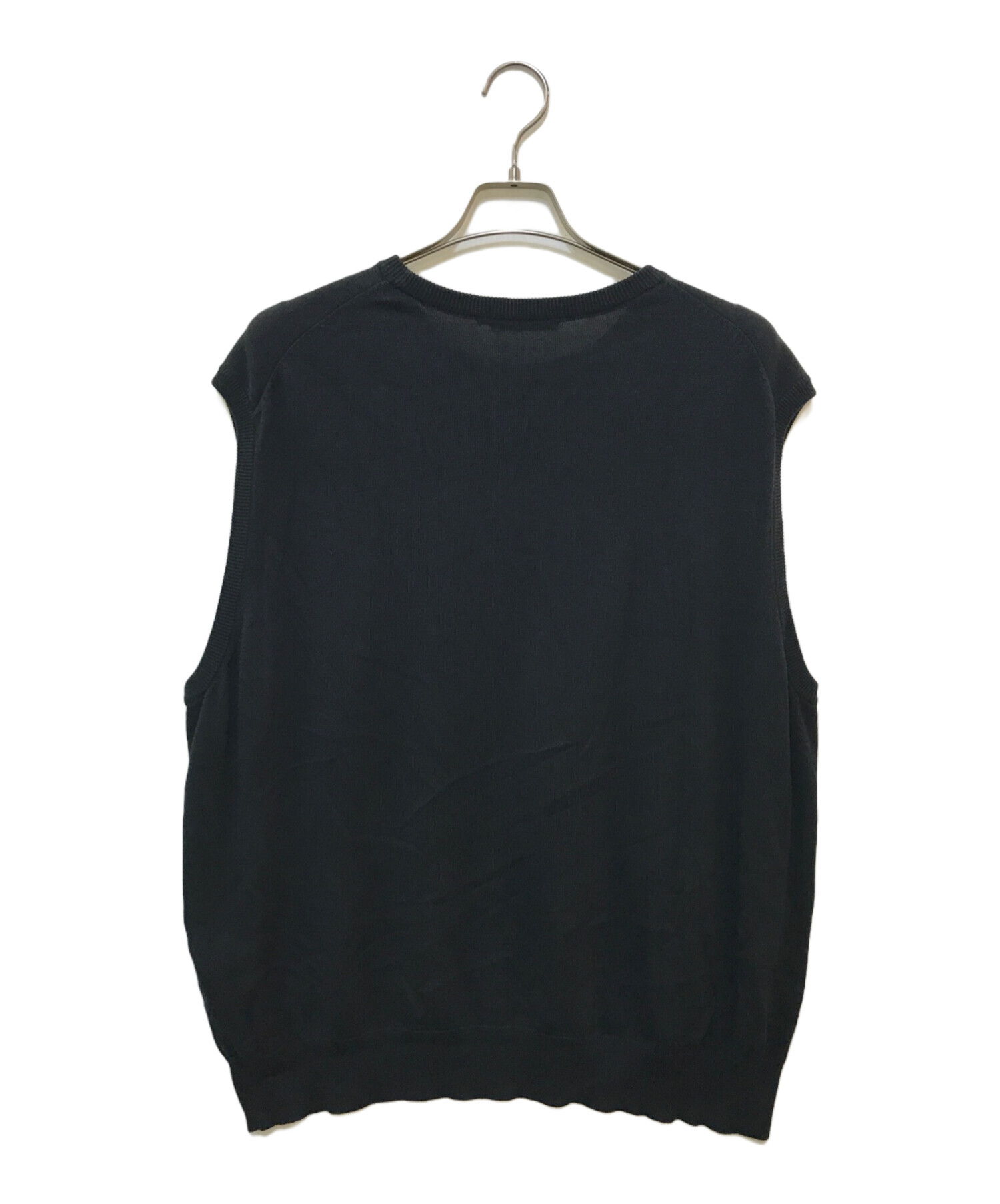 中古・古着通販】Graphpaper (グラフペーパー) SUVIN VEST ブラック 