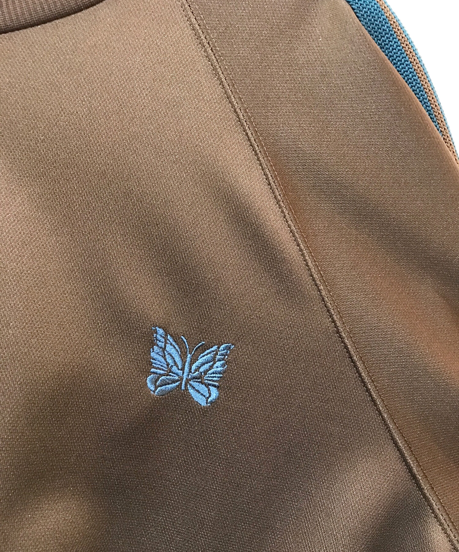 keboz Needles トラックパンツ ストレート ブラウン ブルー ケボズ keboz Needles トラックパンツ ストレート ブラウン ブルー ケボズ