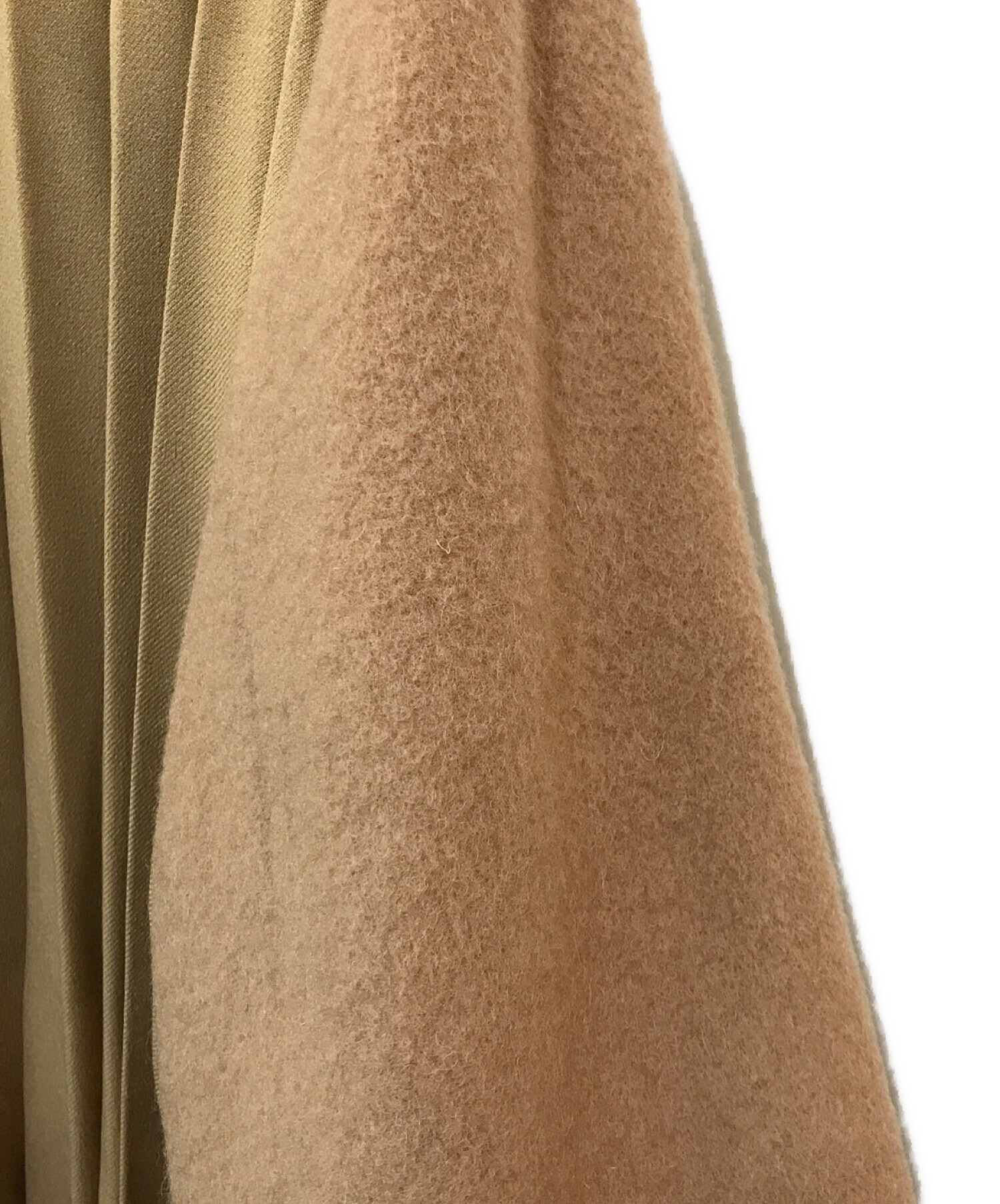 中古・古着通販】Ameri (アメリ) UNDRESSED BACK PLEATS COAT ベージュ 