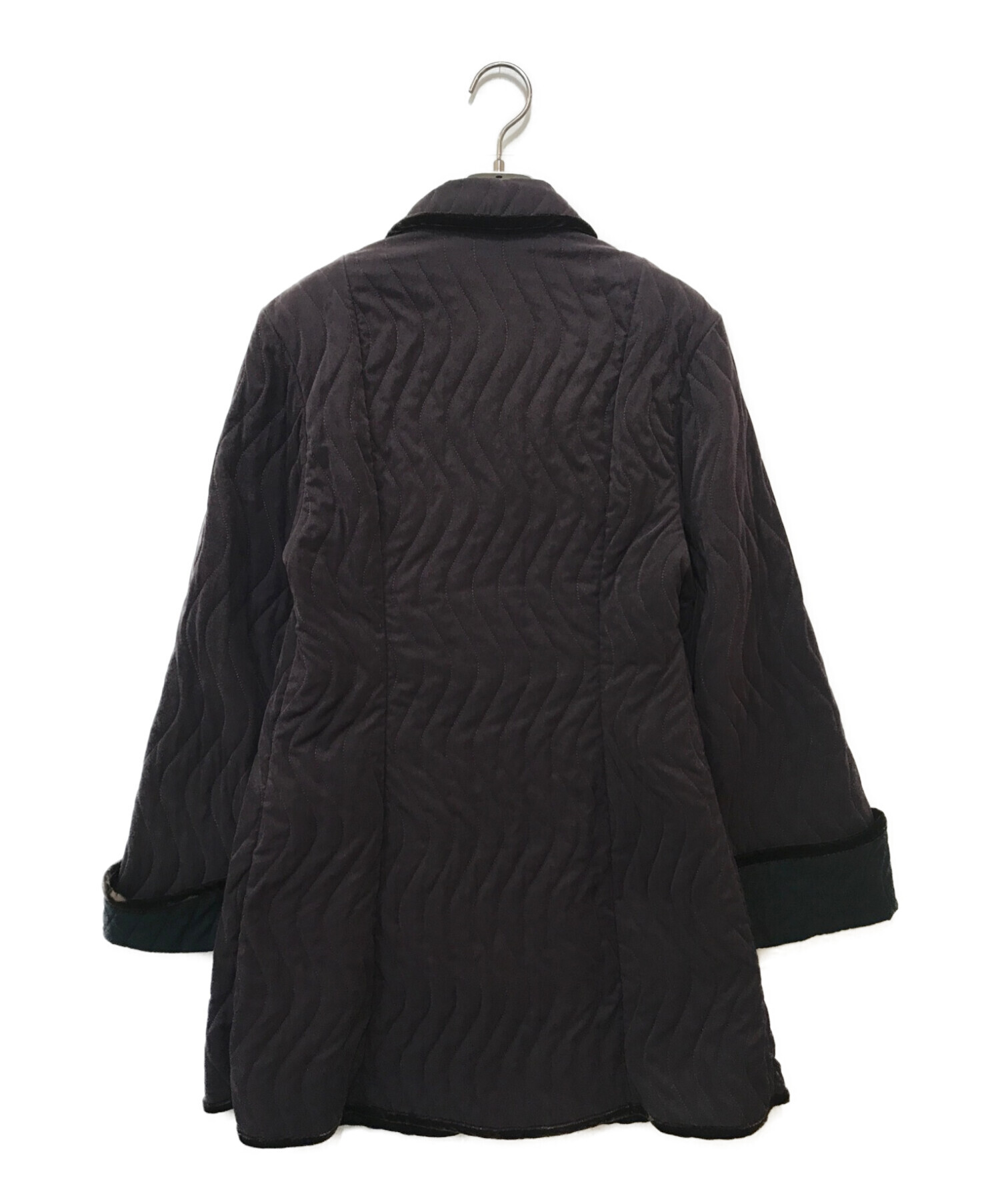 エトロ ETRO コート ジャケット 中古・古着通販】ETRO (エトロ) ベロアパイピングキルティング