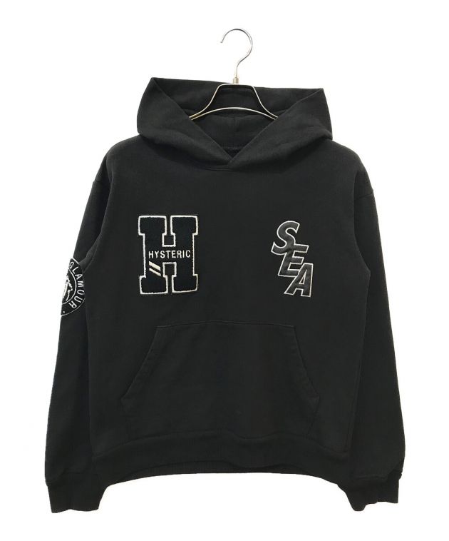 HYSTERIC GLAMOUR X WDS LOGO HOODIE Mサイズ 中古・古着通販】WIND AND SEA (ウィンダンシー) Hysteric