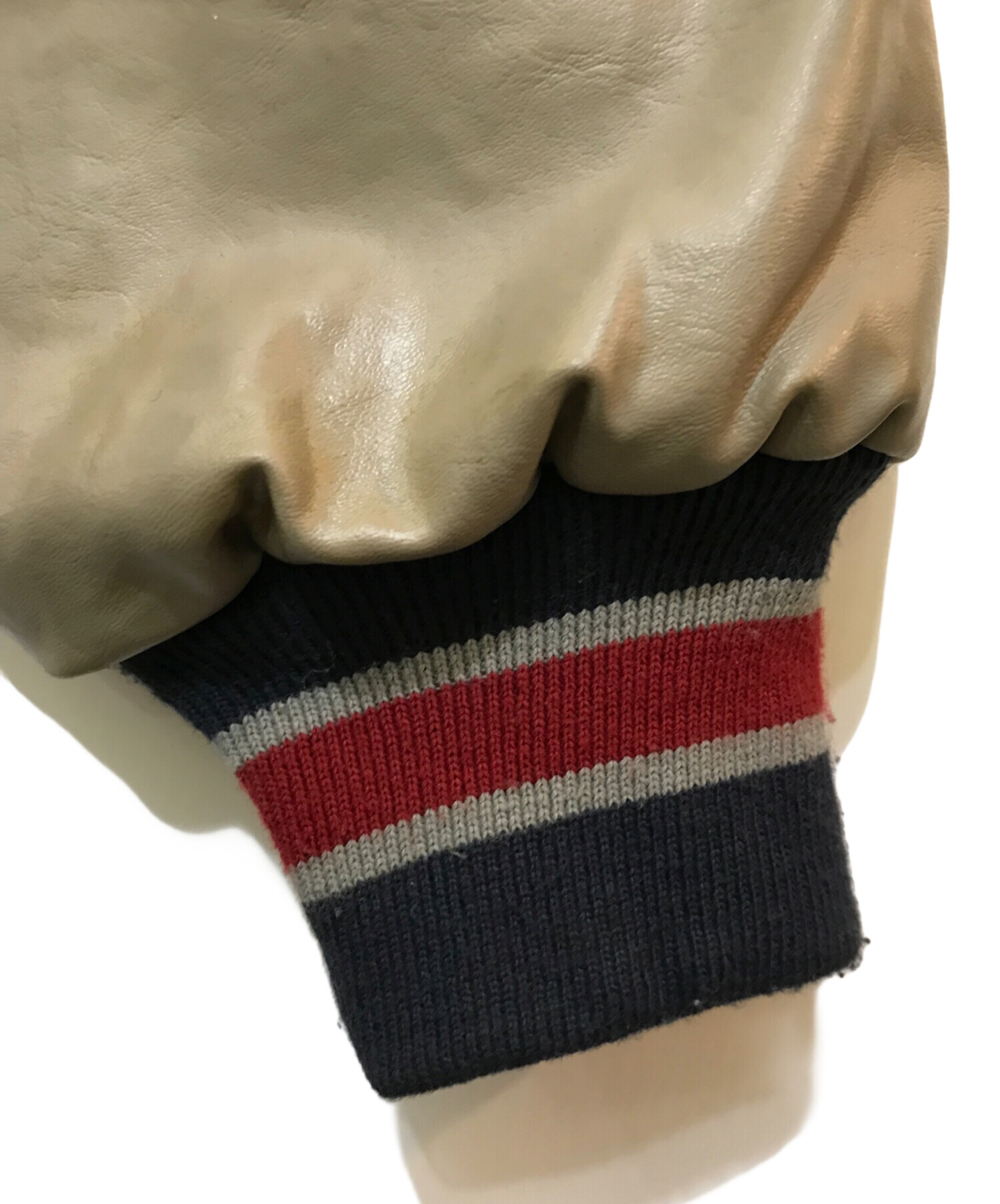 スタジャン AWAROS•USA 中古・古着通販】AWAROS USA (-) スタジャン ネイビー サイズ