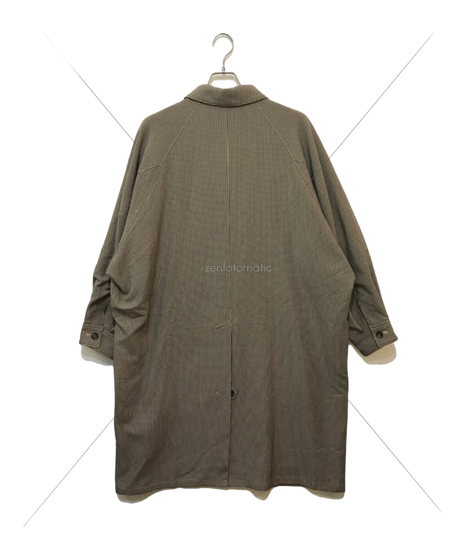 中古・古着通販】HARE (ハレ) ドルマンBIGステンカラーコート ブラウン 
