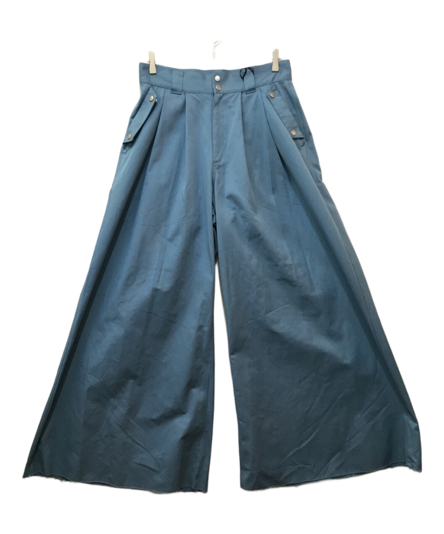 中古・古着通販】seyto (セイト) ブーツカットワイドパンツ スカイ 