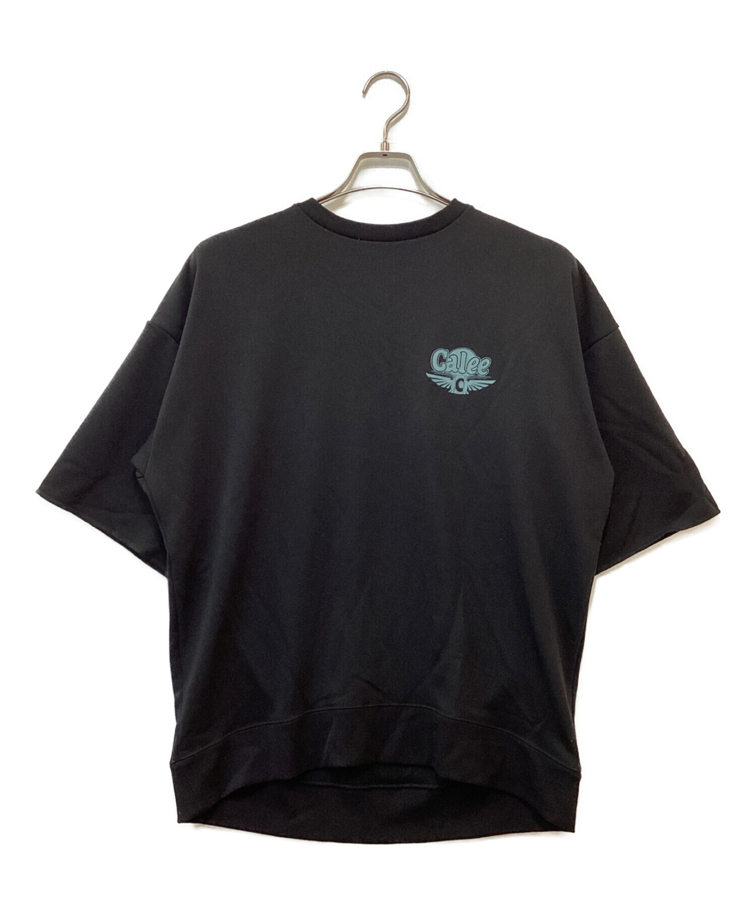 Calee TシャツMサイズ Calee 黒 Mサイズ ニットTシャツ