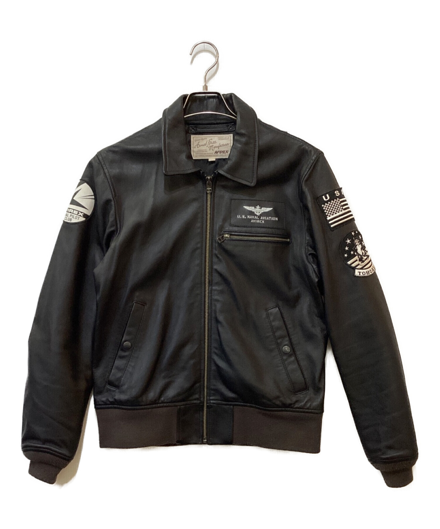 AVIREX シープアヴィエータージャケット トムキャット メンズ　L羊革 AVIREX（アヴィレックス） アビレックス LEATHER JACKET TOMCAT レザー
